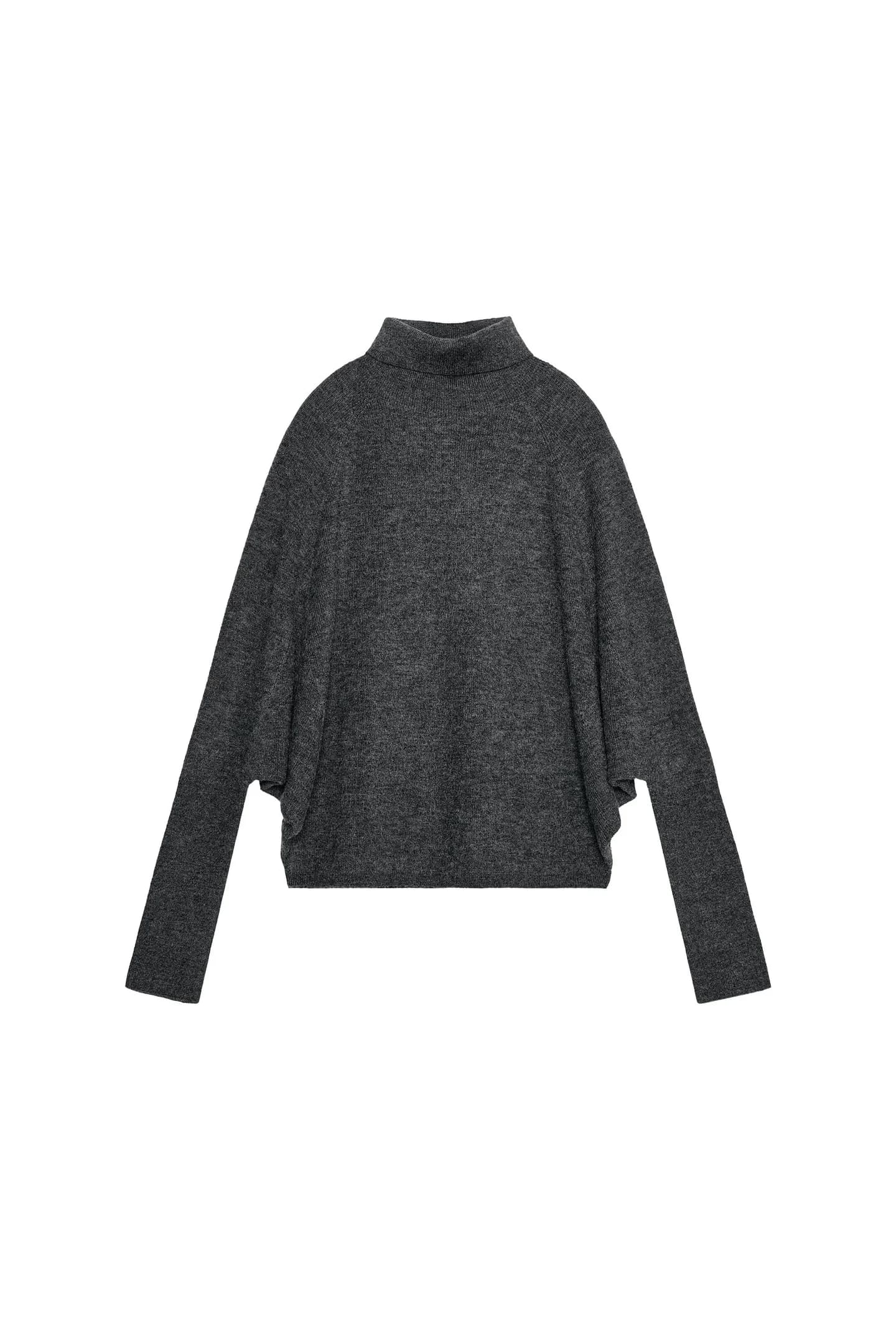 ТРИКОТАЖНЫЙ СВИТЕР С РУКАВАМИ «ЛЕТУЧАЯ ЛИЦА» - фото 3