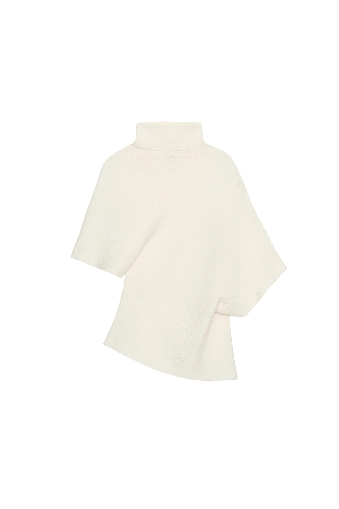 АСИММЕТРИЧНЫЙ ТРИКОТАЖНЫЙ СВИТЕР - фото 3