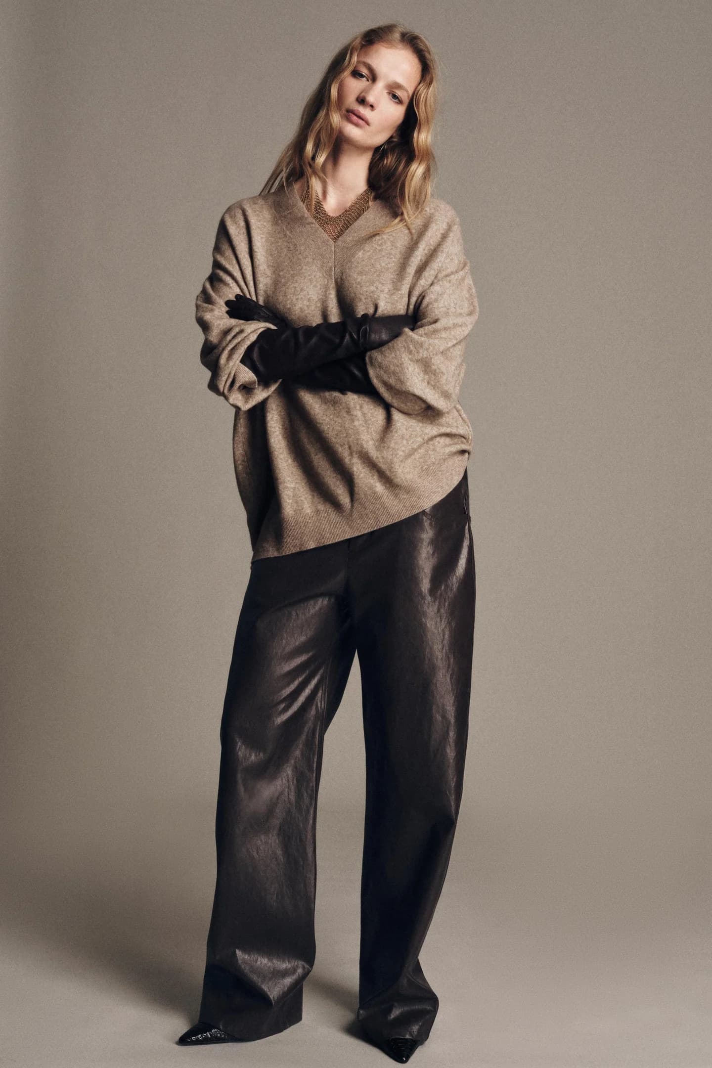 ШЕРСТЯНОЙ СВИТЕР ОВЕРСАЙЗ