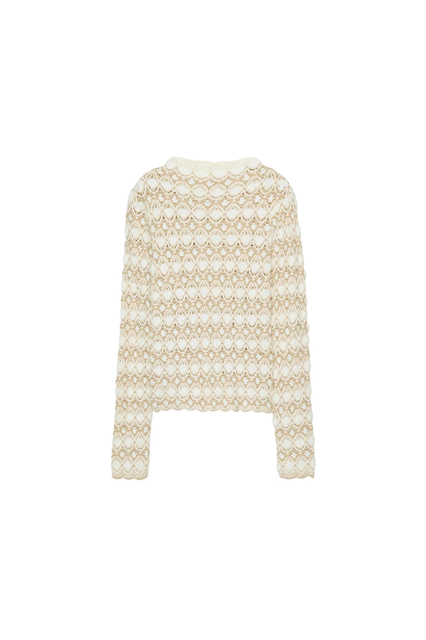 СТРУКТУРНЫЙ ТРИКОТАЖНЫЙ СВИТЕР - фото 5