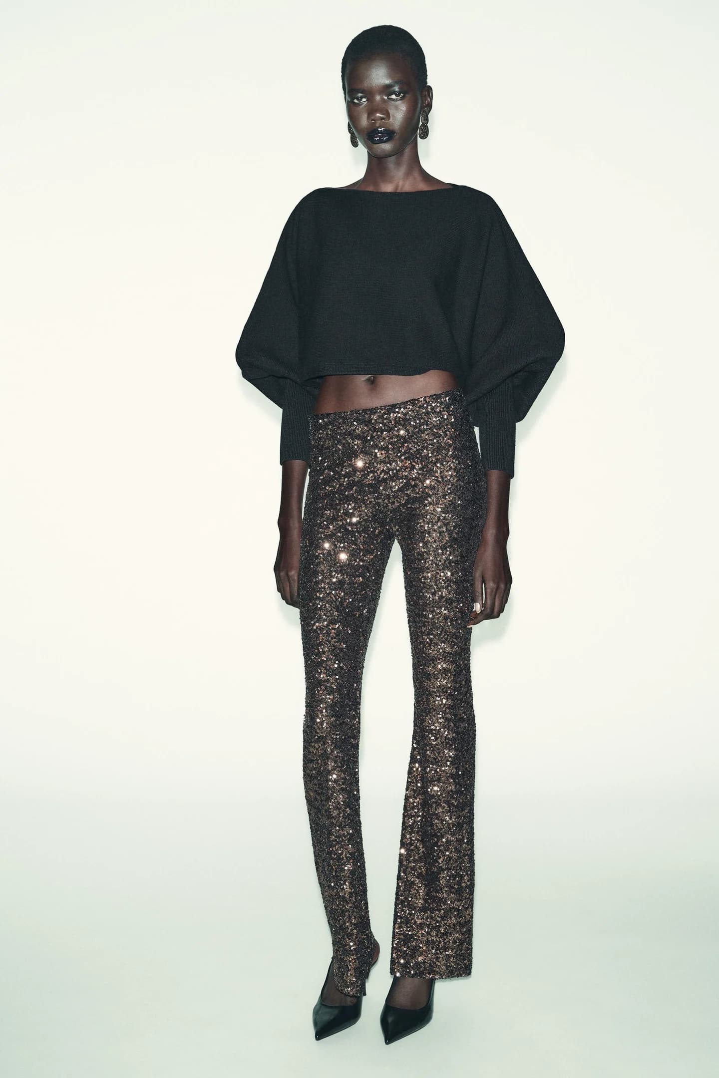 КОРОТКИЙ ДЖЕМПЕР С Пышными РУКАВАМИ - фото 2