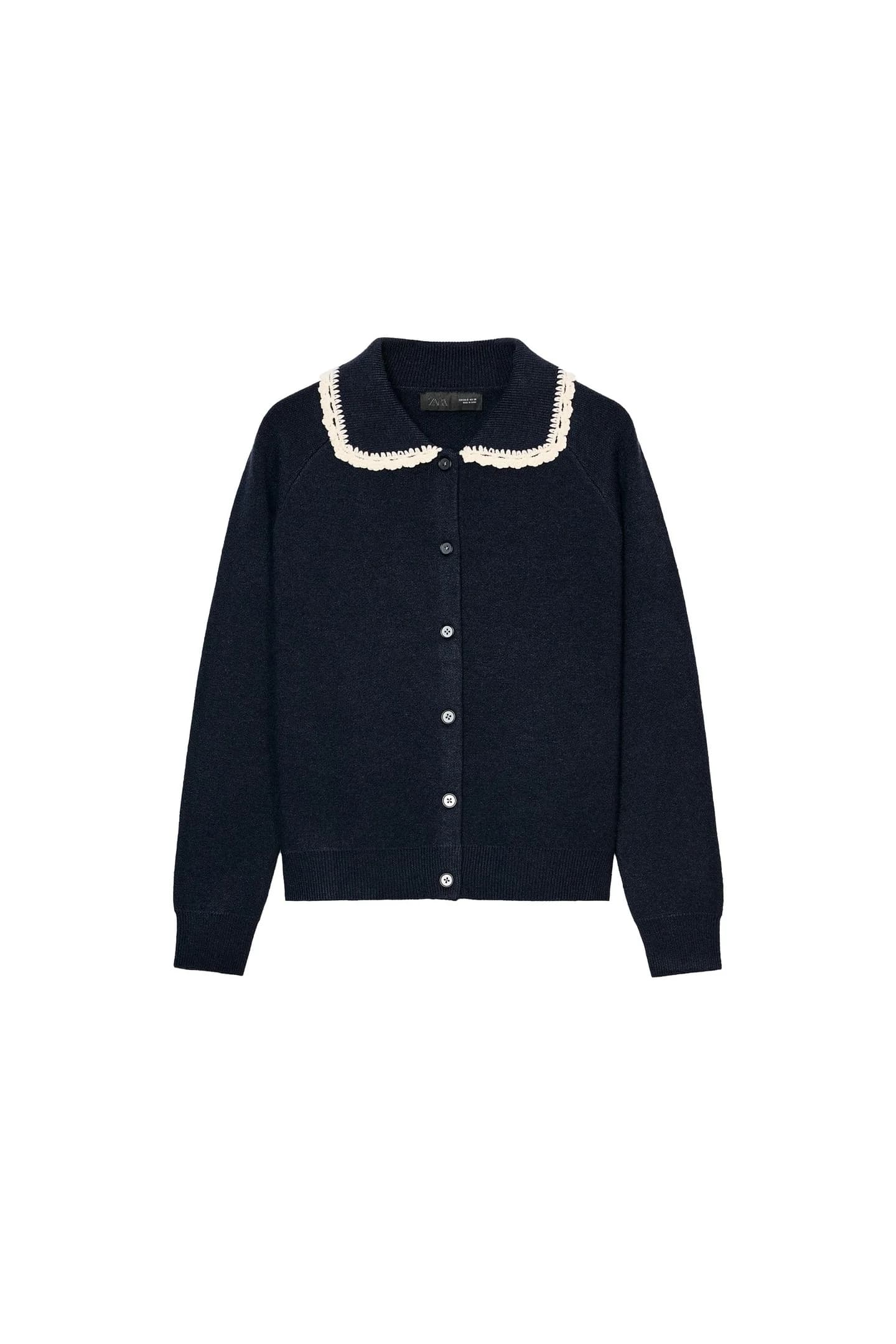 ТРИКОТАЖНЫЙ КАРДИГАН С ВОРОТНИКОМ BEBE - фото 3