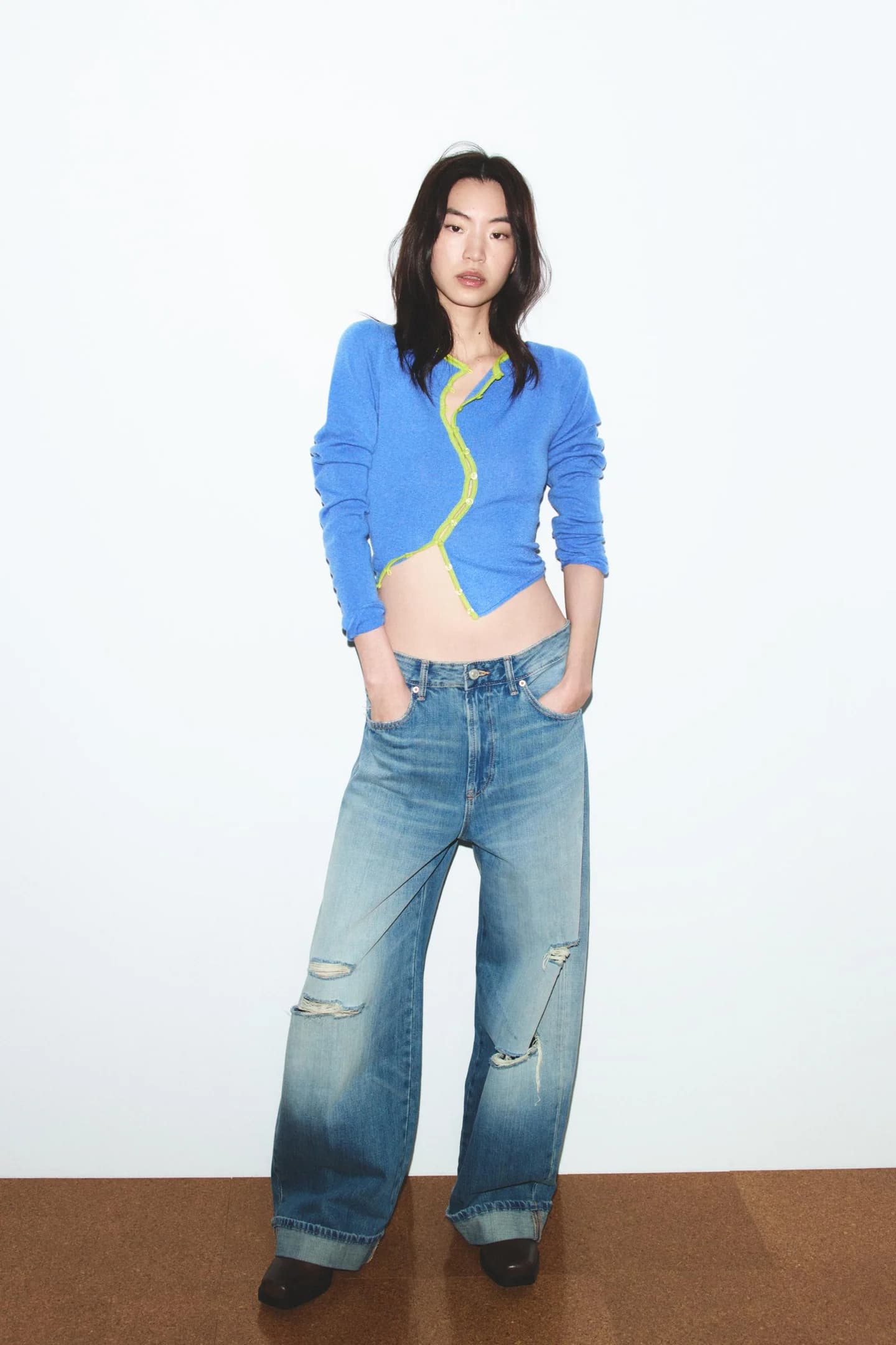 ВЯЗАНЫЙ КАРДИГАН-КОНВЕРТ - фото 2