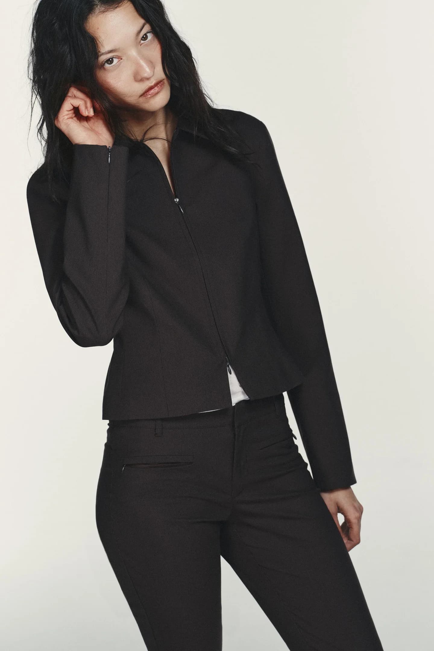 ПОЛОСКАЯ КУРТКА НА МОЛНИИ