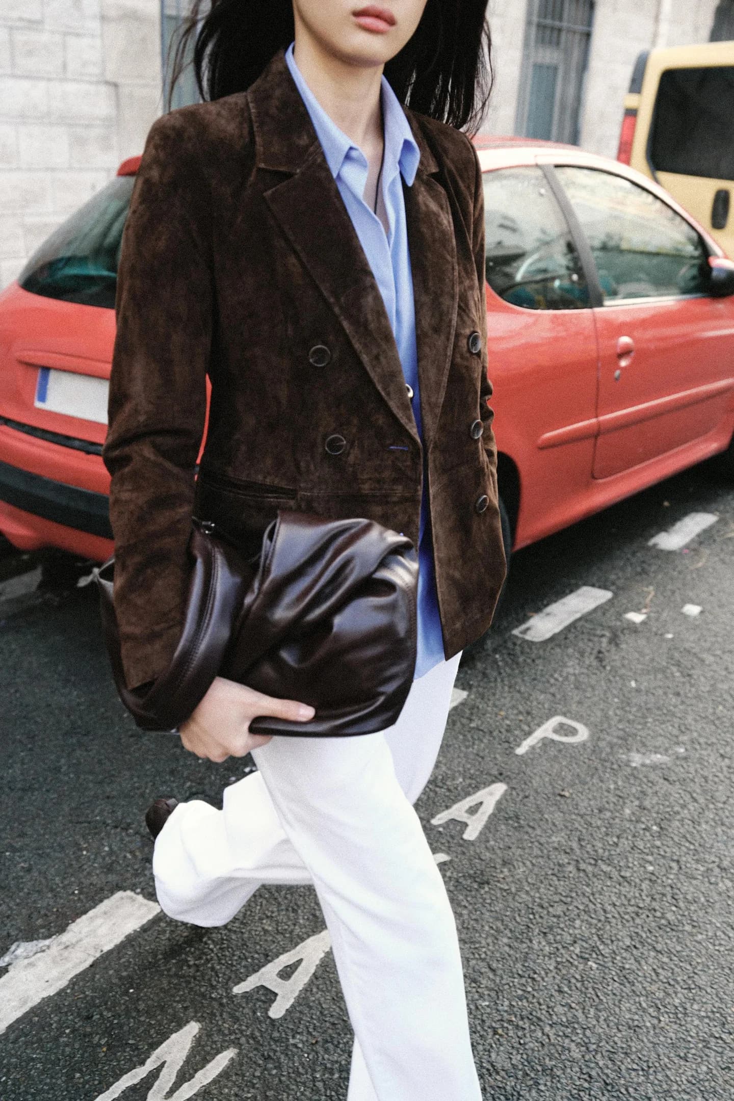 КУРТКА ДВУБОРТНАЯ КУРТКА 100% ЗАМШЕВАЯ КОЖА