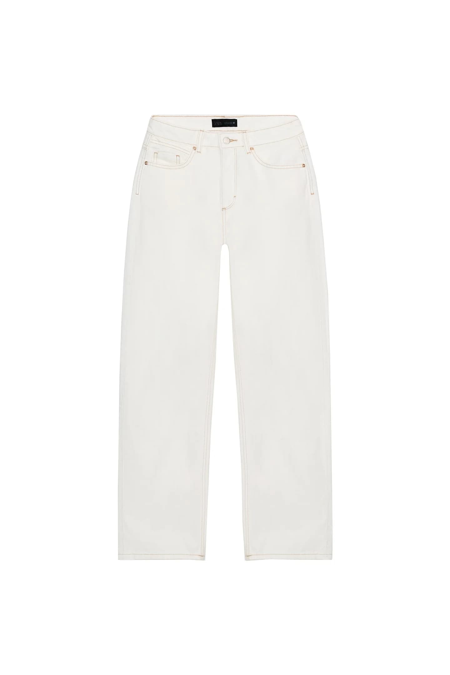 ДЖИНСЫ С ВЫСОКОЙ ПОСАДКОЙ Z.03 С ДЛИННОЙ ПРЯМОЙ НОГИНОЙ