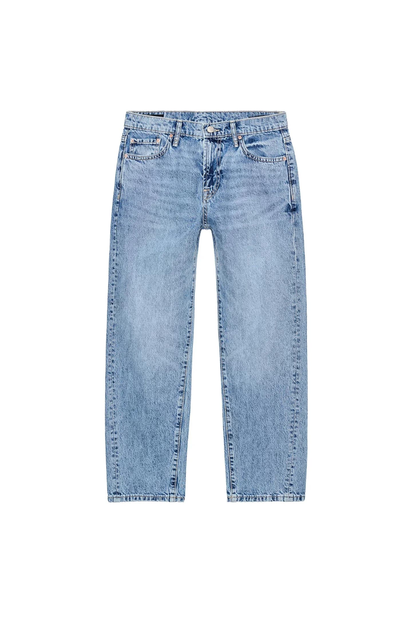 ДЖИНСОВЫЕ БРЮКИ Z1975 С КРЕСТОВЫМ ВЫРЕЗОМ И СРЕДНЕЙ ПОСАДКОЙ - фото 5