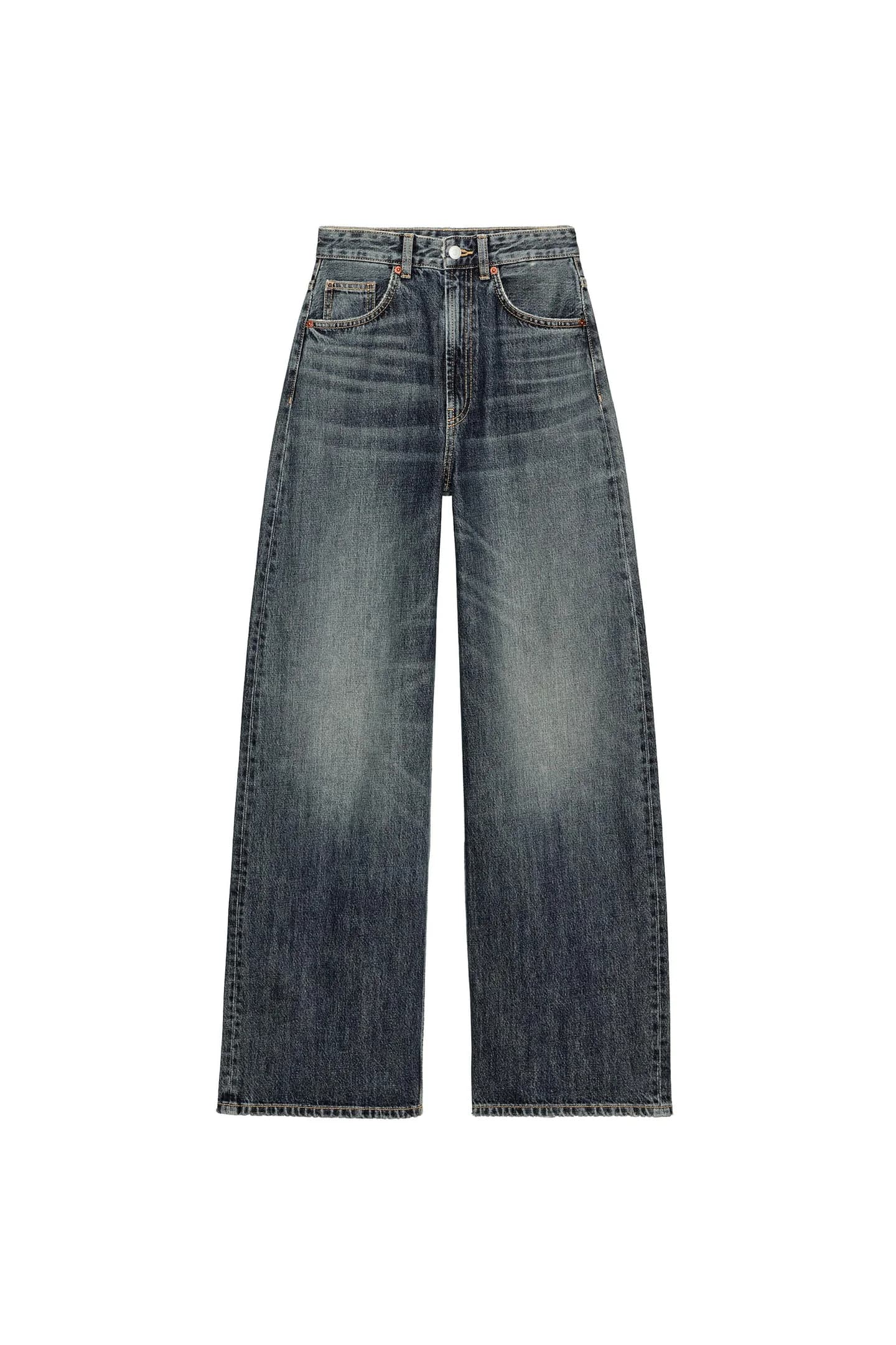 ДЖИНСЫ TRF С ВЫСОКОЙ ПОСАДКОЙ