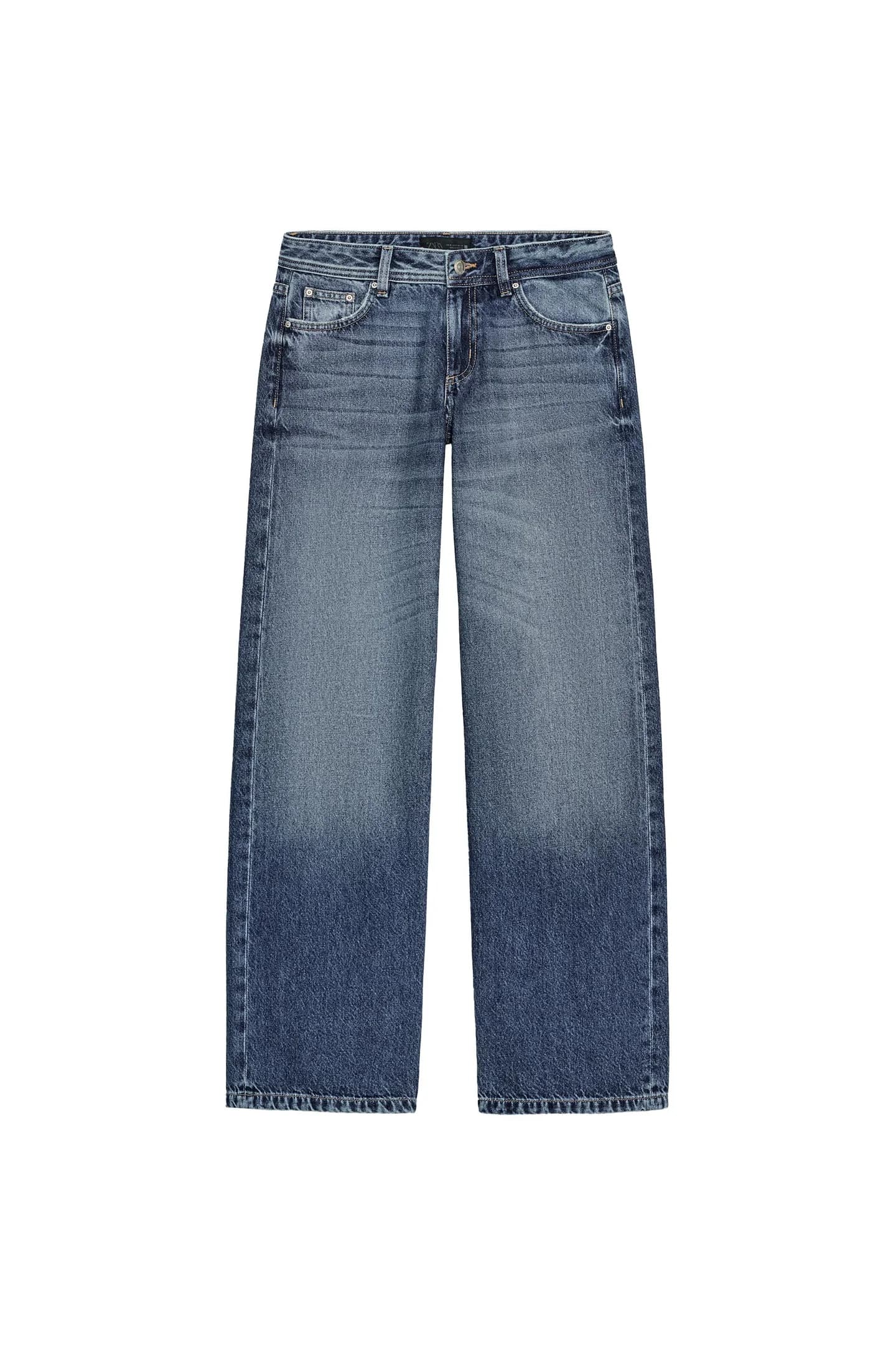 ПРЯМЫЕ ДЖИНСЫ С НИЗКОЙ ПОСАДКОЙ ИЗ КОЛЛЕКЦИИ Z1975 - фото 5