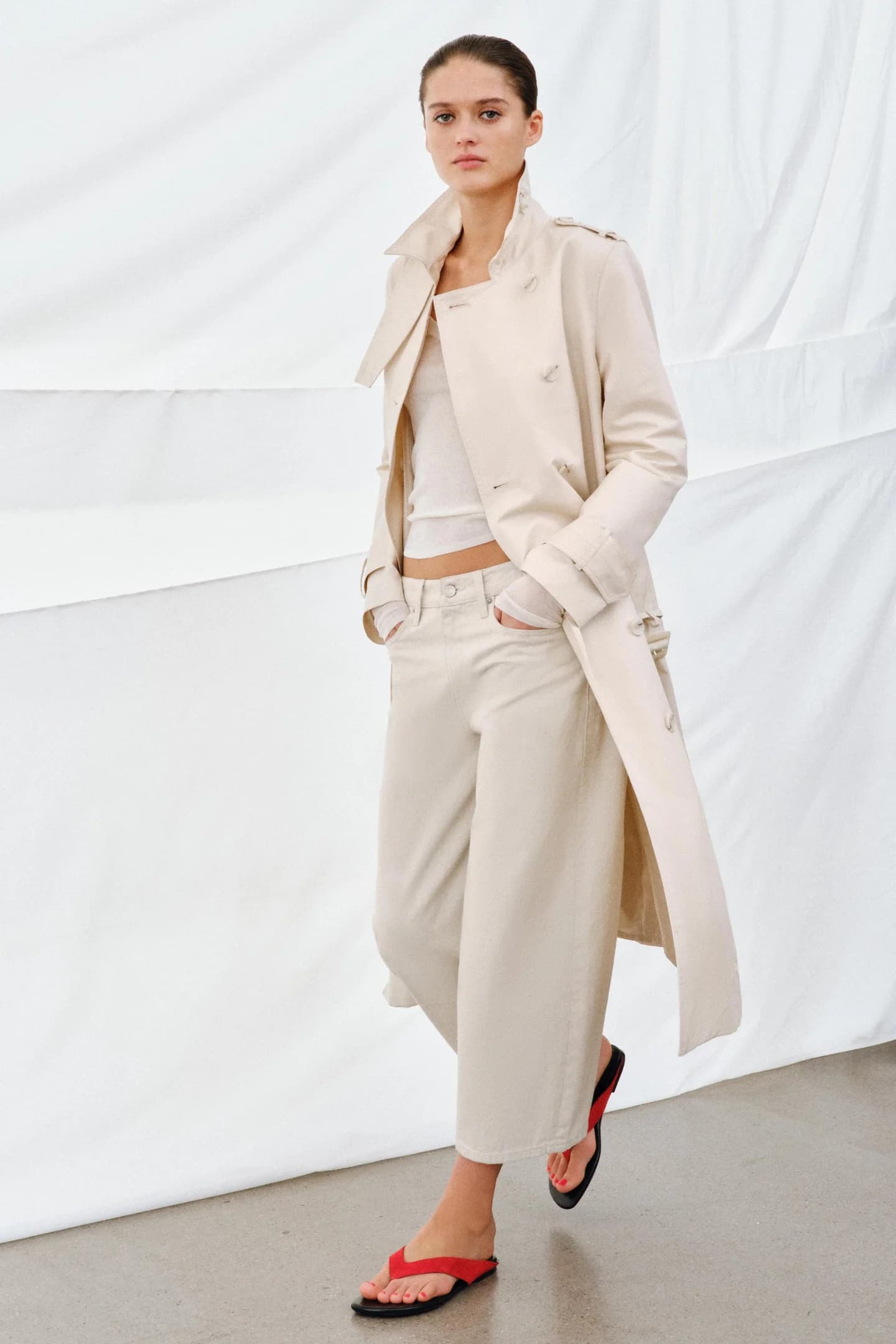 ДЖИНСЫ-КЮЛОТЫ ZW СО СРЕДНЕЙ ОТДЫХОЙ