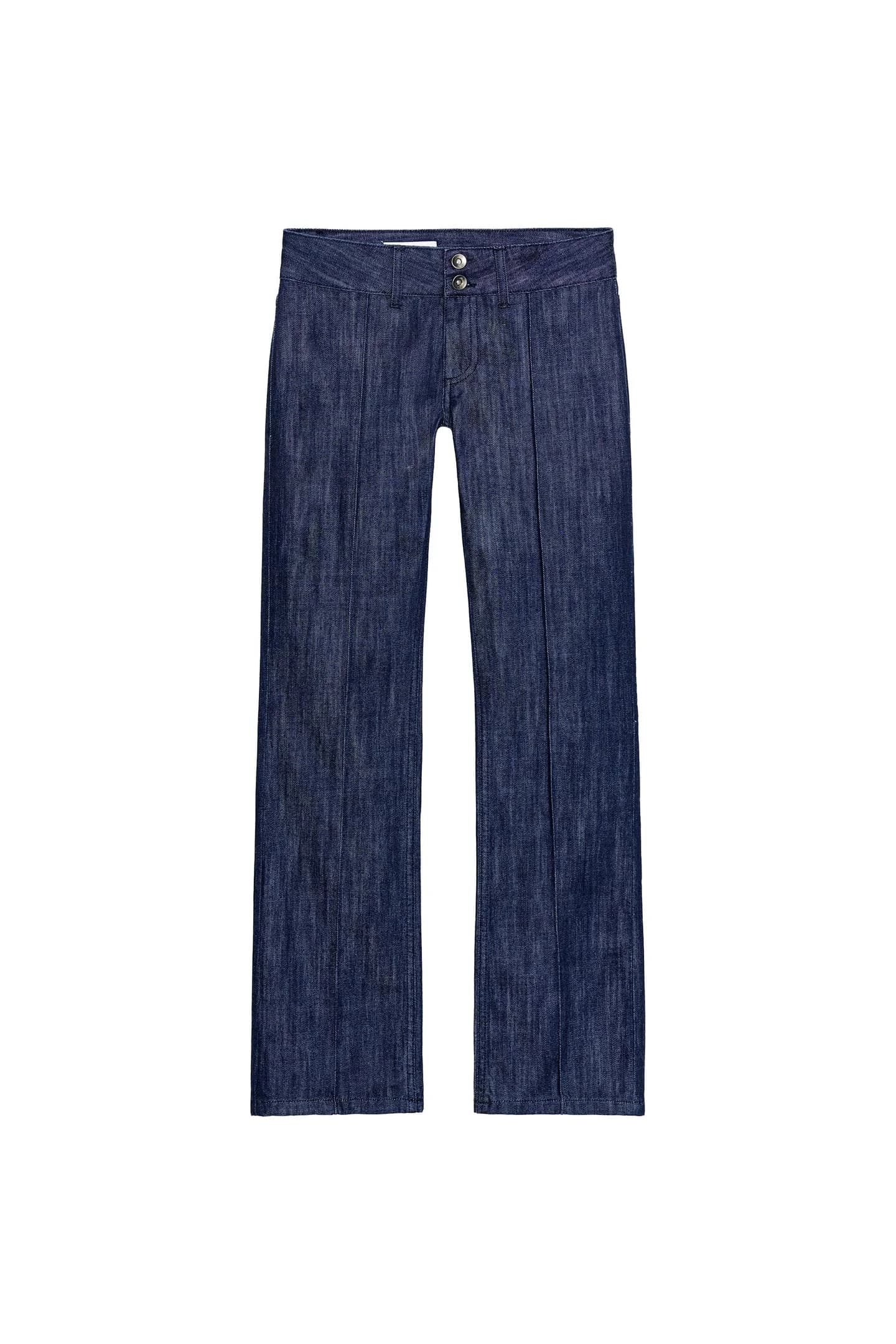 ДЖИНСЫ TRF С ПРЯМЫМИ НОГИАМИ И ЗАНИЖЕННОЙ ТАЛИЕЙ - фото 2