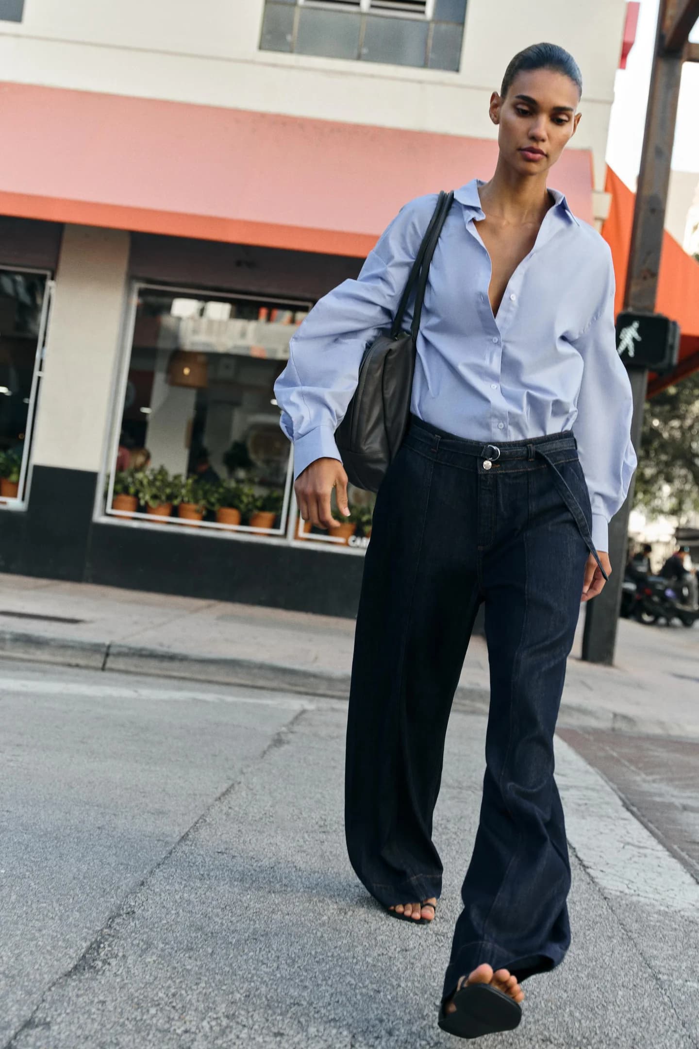 ДЖИНСЫ BOOTCUT Z1975 С ВЫСОКОЙ ПОСАДКОЙ И ПОЯСОМ - фото 3