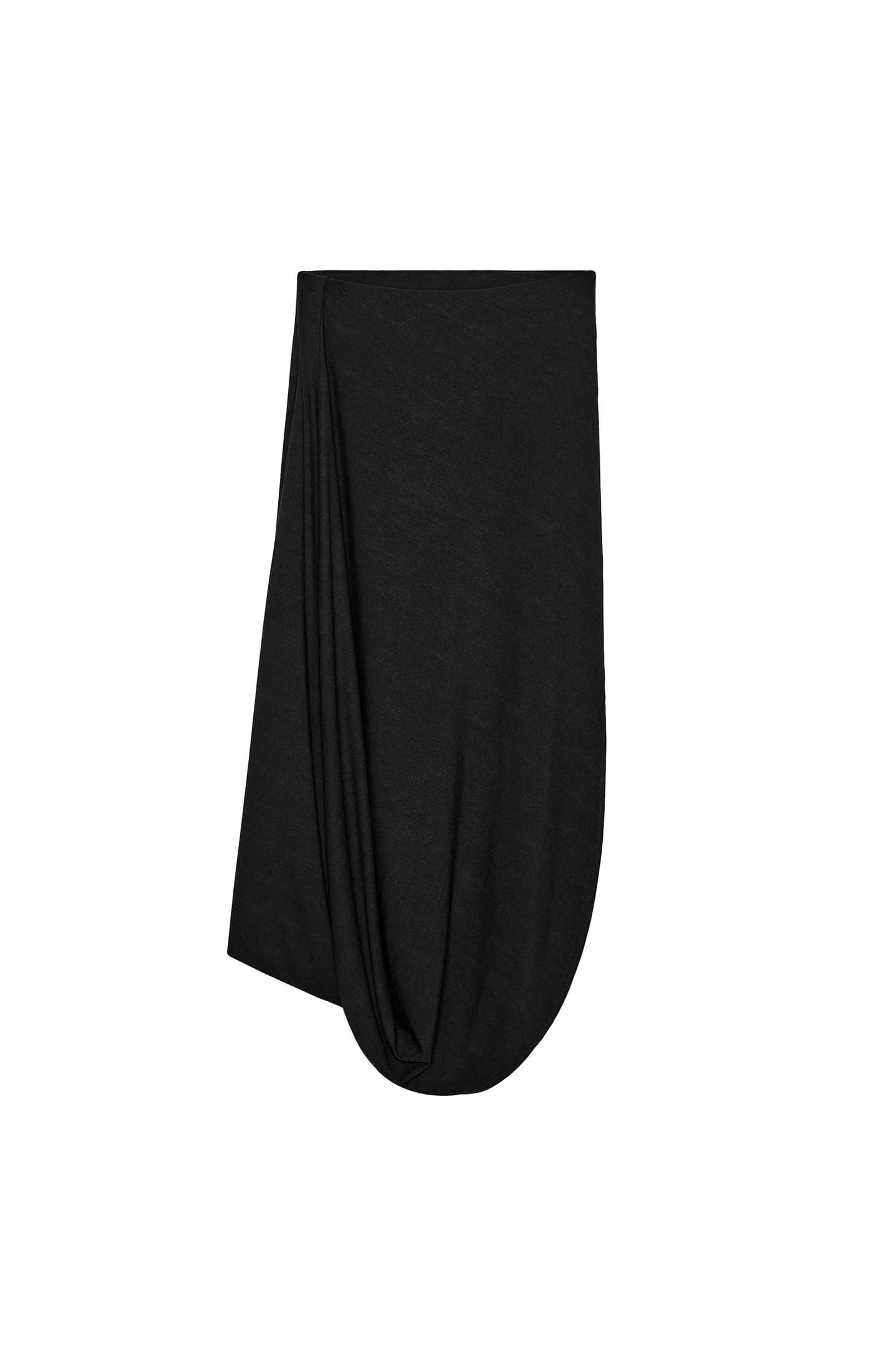 ЮБКА МИДИ С ДРАПИРОВКОЙ - фото 3