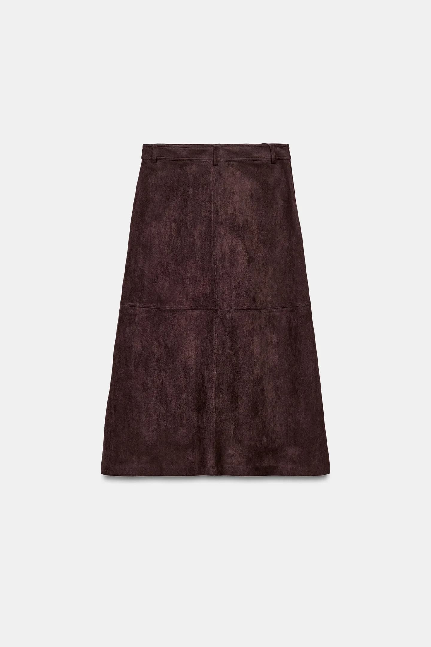 ЮБКА С ЭФФЕКТОМ ЗАМШИ - фото 3