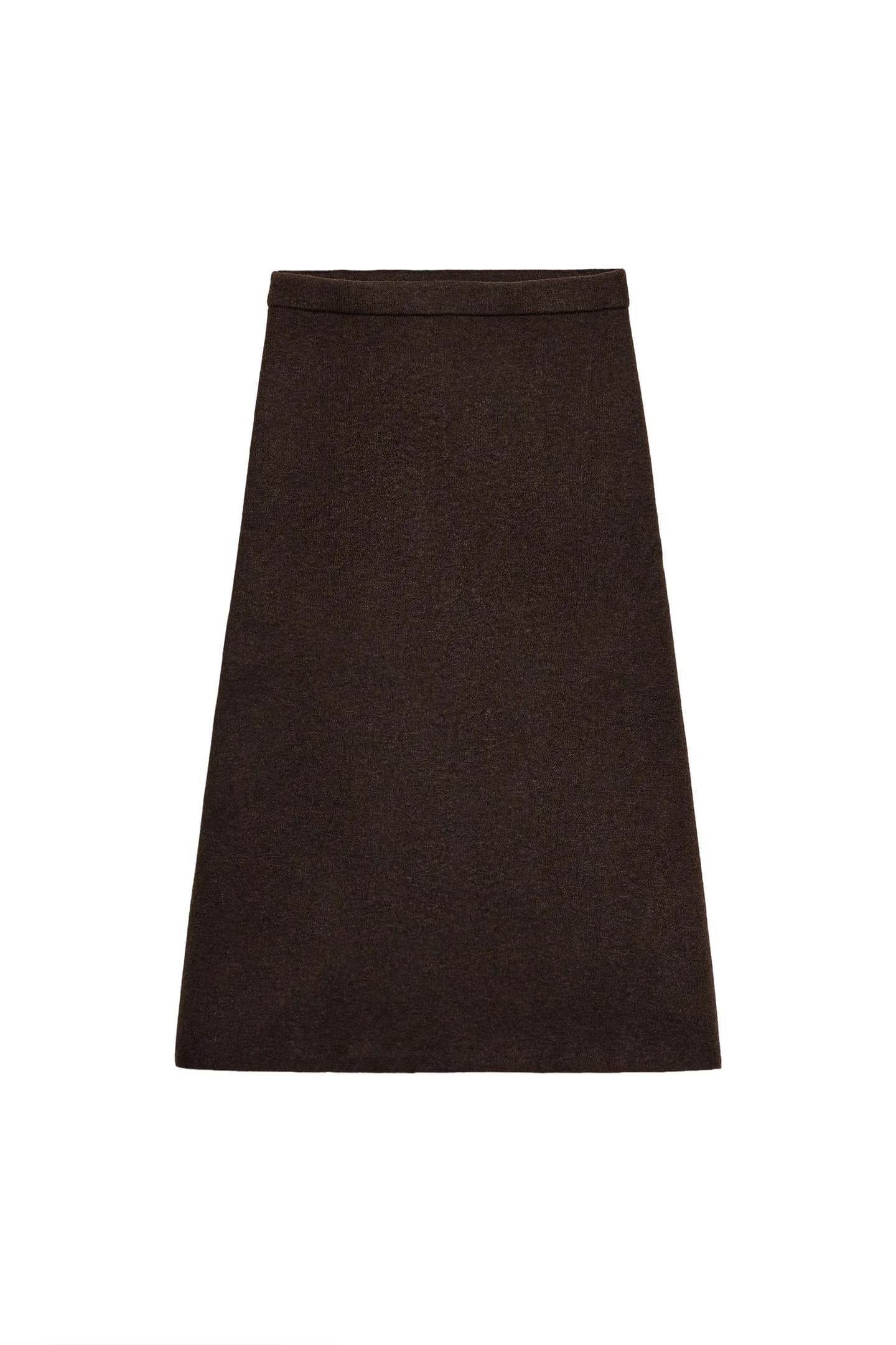 ТРИКОТАЖНАЯ ЮБКА СРЕДНЕЙ ДЛИНЫ - фото 5