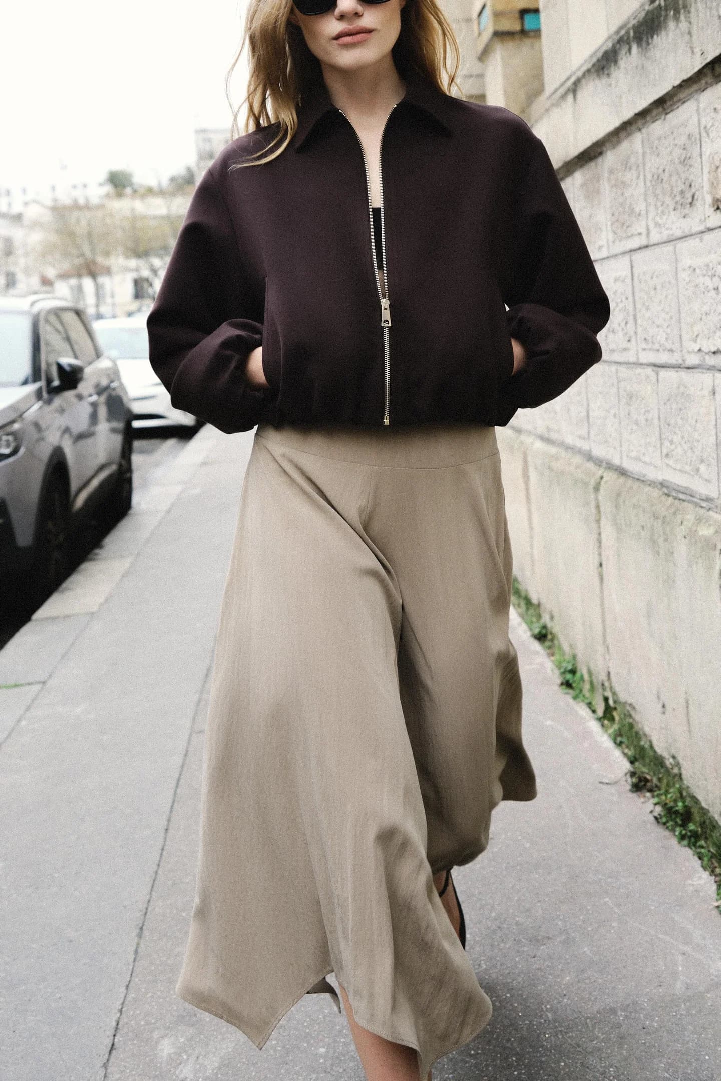 АСИММЕТРИЧНАЯ ЮБКА СРЕДНЕЙ ДЛИНЫ - фото 2