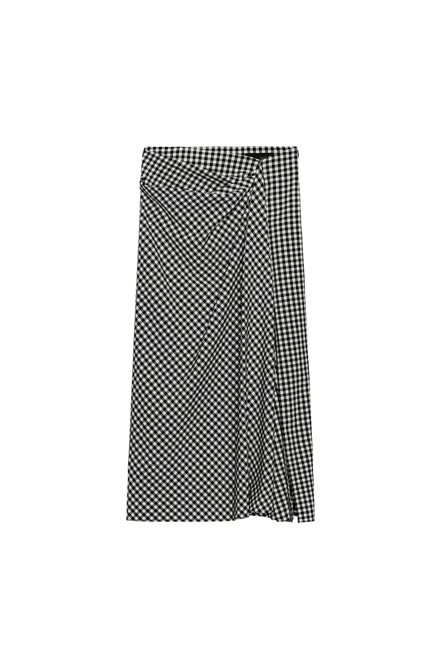 ЮБКА В КЛЕТКУ С ДРАПировкой VICHY - фото 3