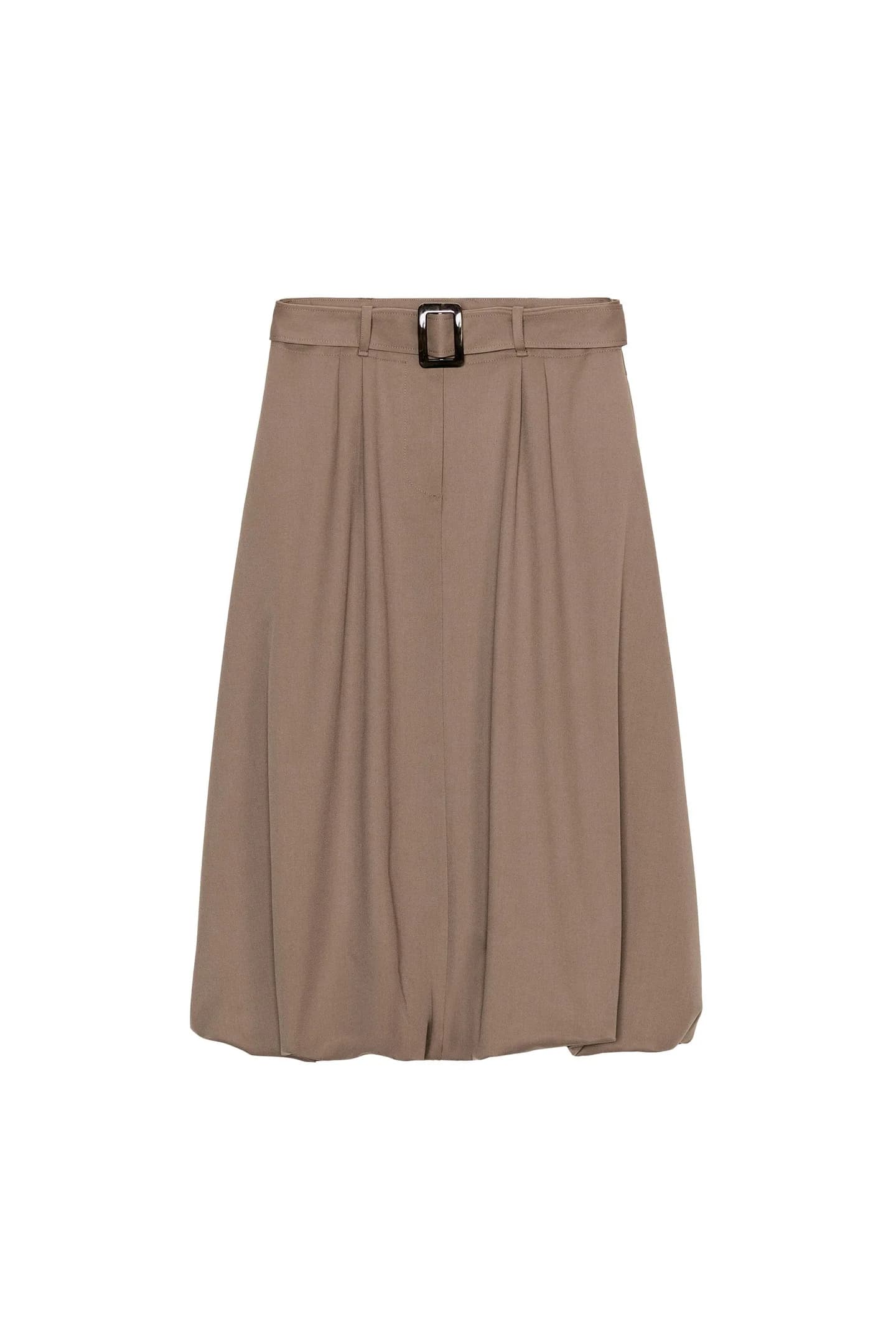 ЮБКА МИДИ С ПОЯСОМ И Пышным низом - фото 3