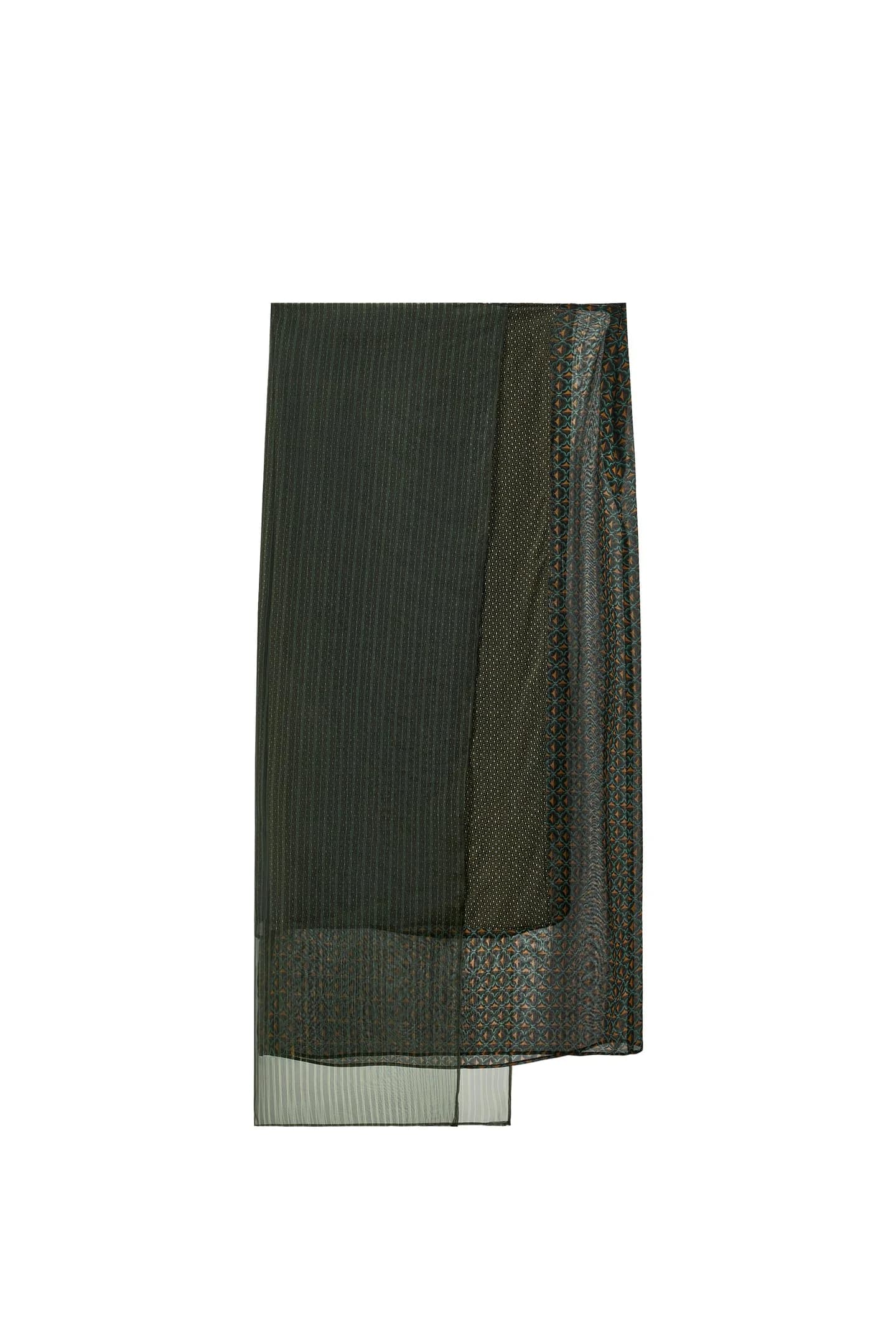 ЮБКА-КОНВЕРТ С ПРИНТОМ ИЗ 100% ВИСКОЗЫ - фото 3