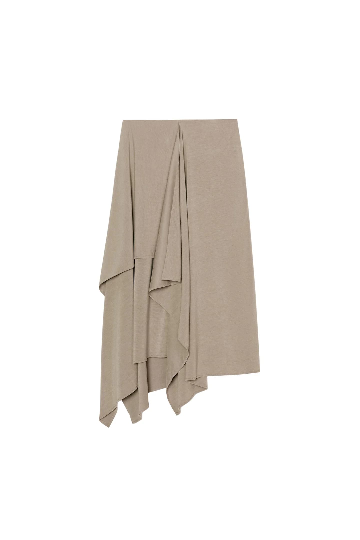 СВОБОДНАЯ АСИММЕТРИЧНАЯ ЮБКА - фото 3