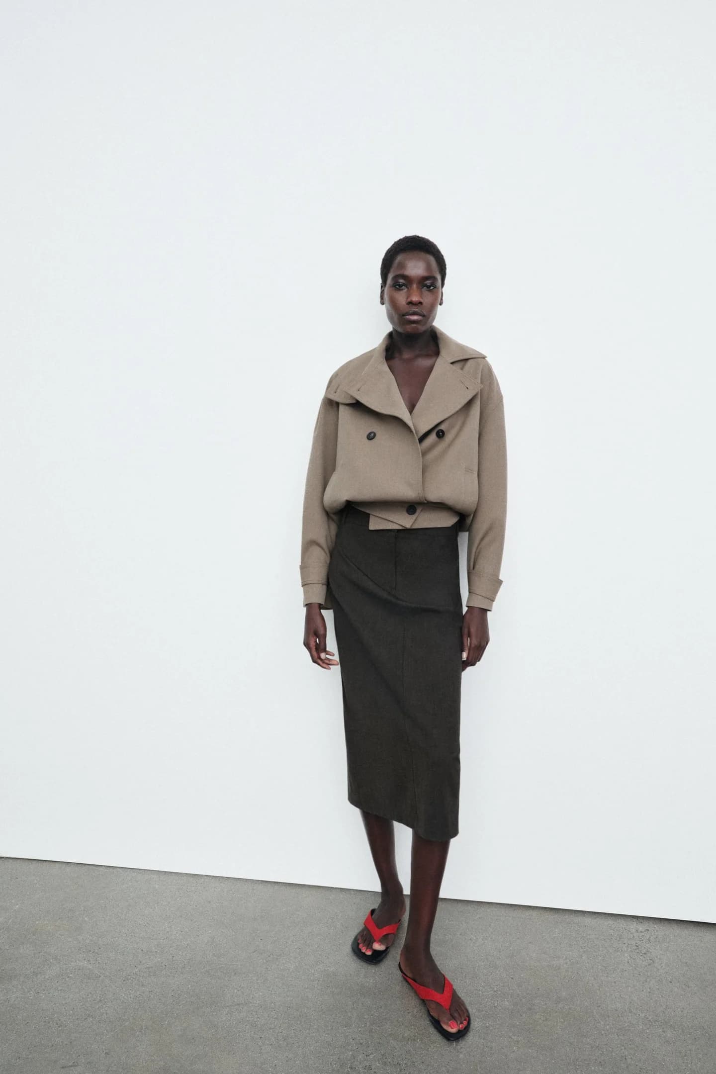 ПРЯМАЯ ЮБКА МИДИ ИЗ КОЛЛЕКЦИИ ZW - фото 2