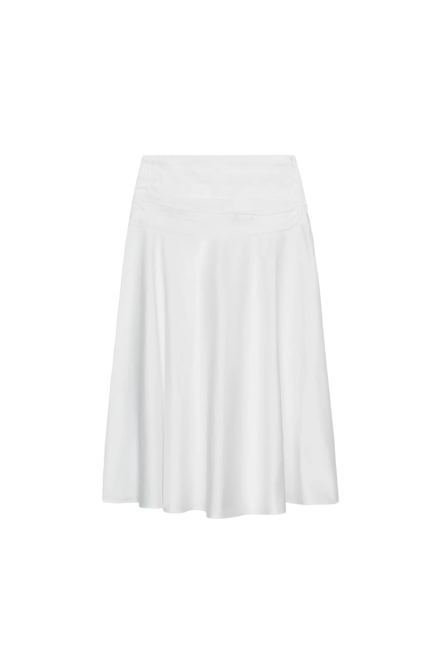 ЮБКА МИДИ С ШИРОКИМ ВЫРЕЗОМ - фото 3