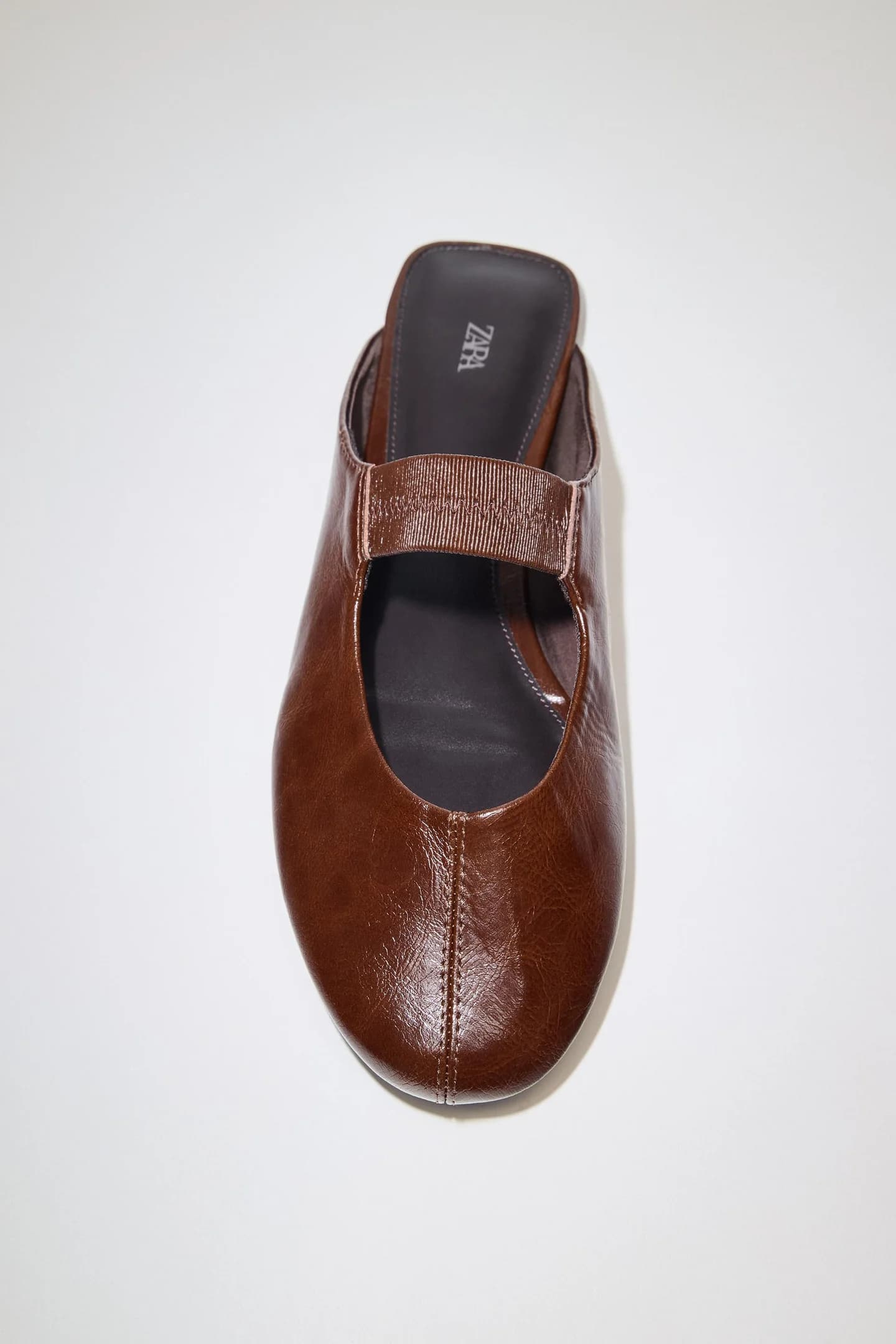 БАЛЕТКИ С ОТКРЫТЫМ КАБЛУКОМ