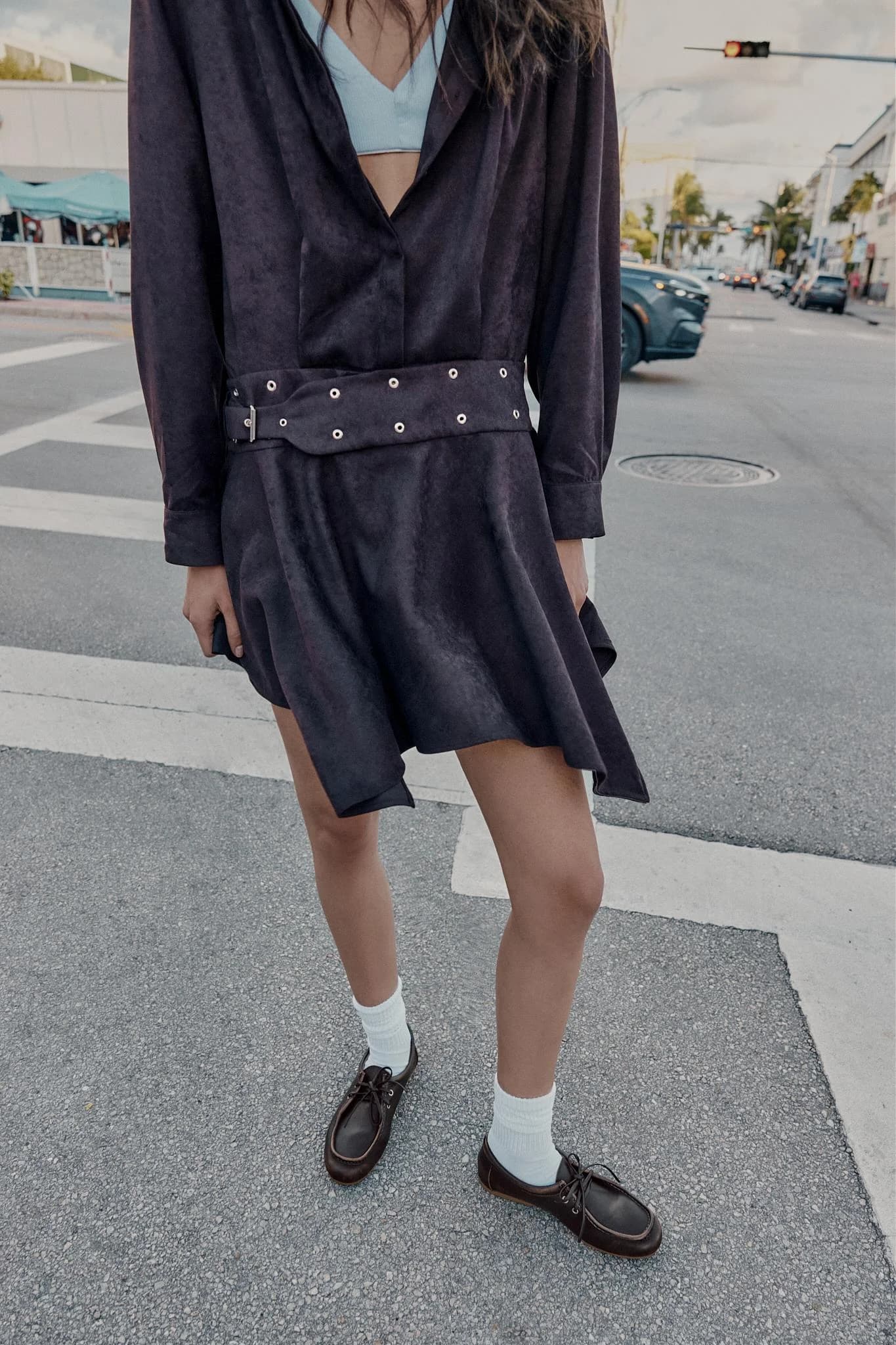 КОЖАНЫЕ ПАРУСНЫЕ МОКАСИНЫ - фото 3