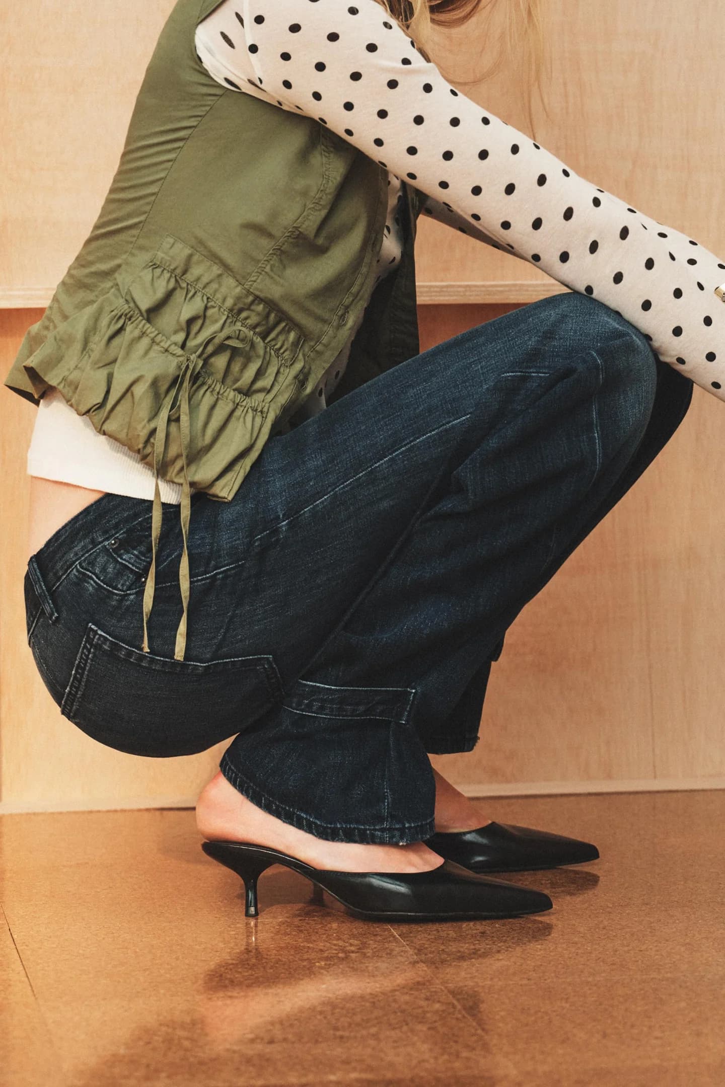 ОБУВИ-МУЛИ НА ОТКРЫТОМ КАБЛУКЕ