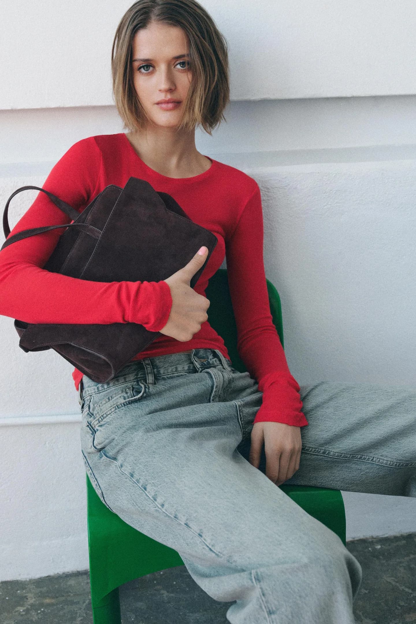 КОЖАНАЯ ГОРОДСКАЯ СУМКА - фото 3