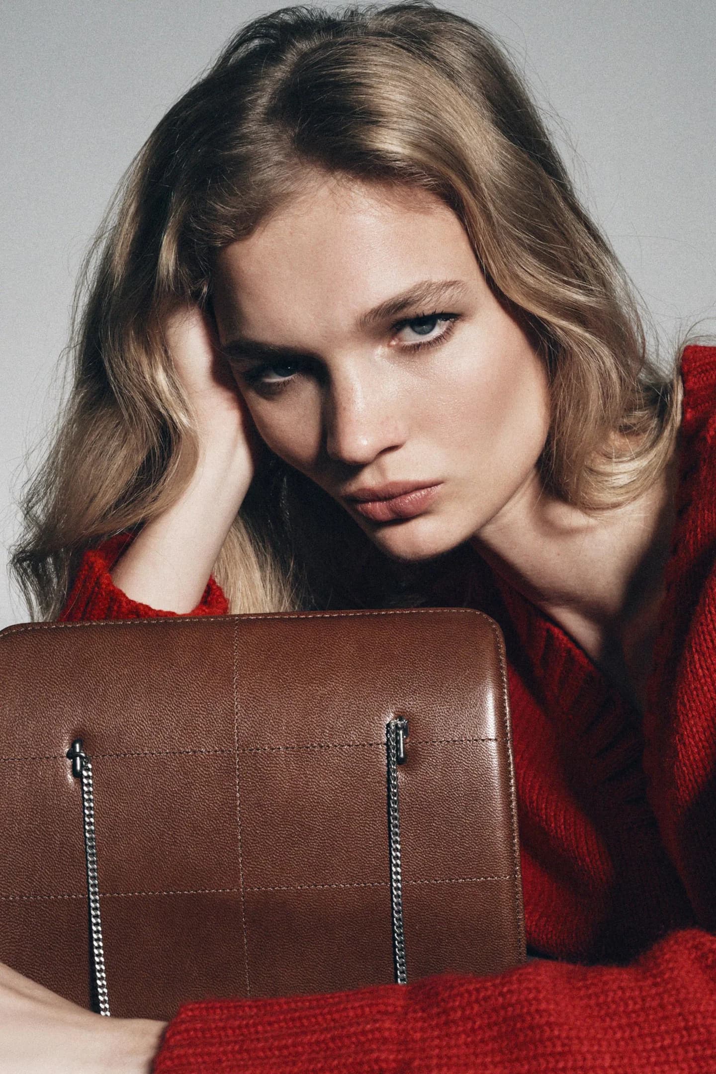 КОЖАНАЯ СУМКА НА ПЛЕЧЕ - фото 4