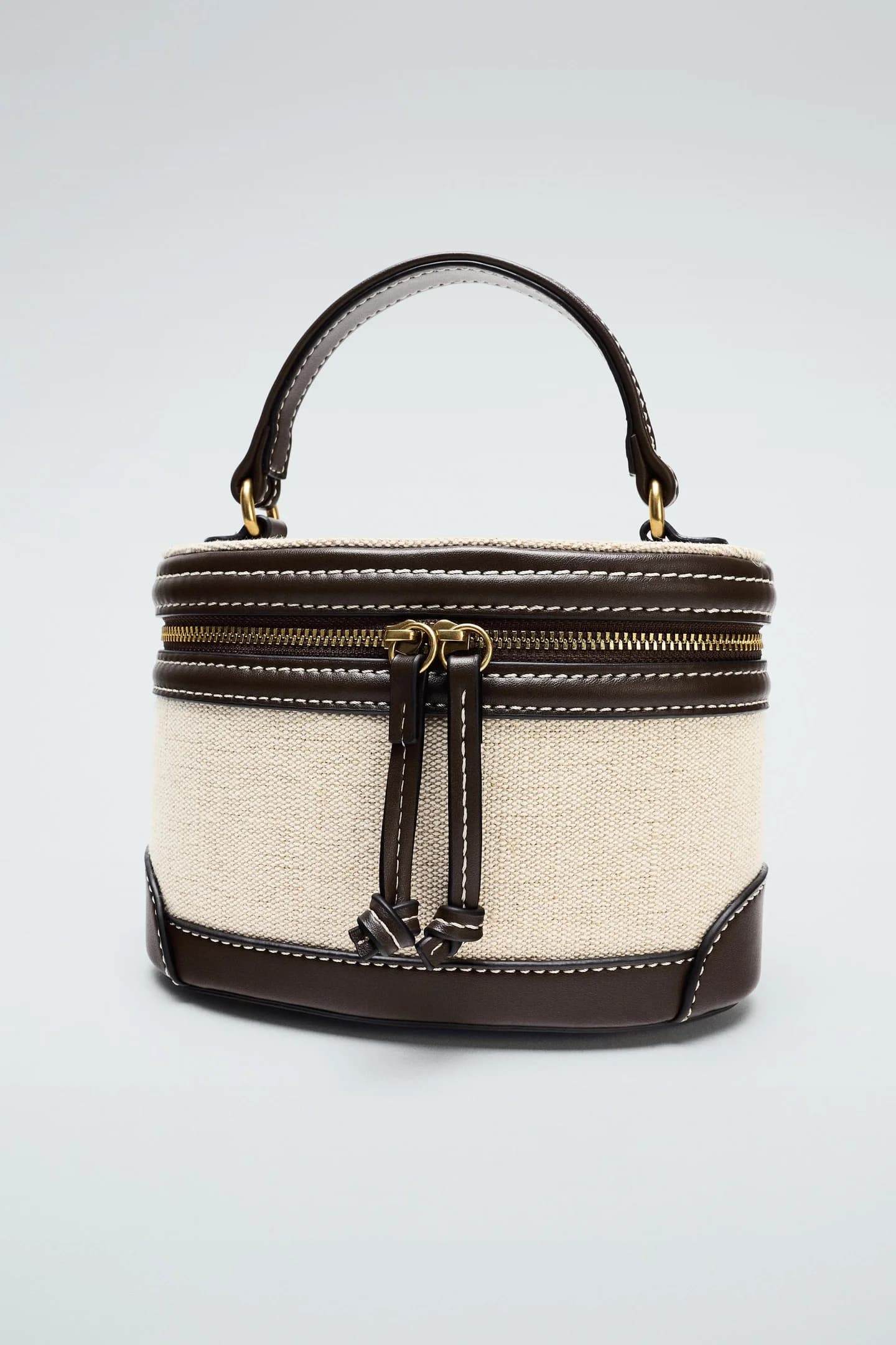 ЖЕСТКАЯ СУМКА ИЗ КОМБИНИРОВАННЫХ МАТЕРИАЛОВ