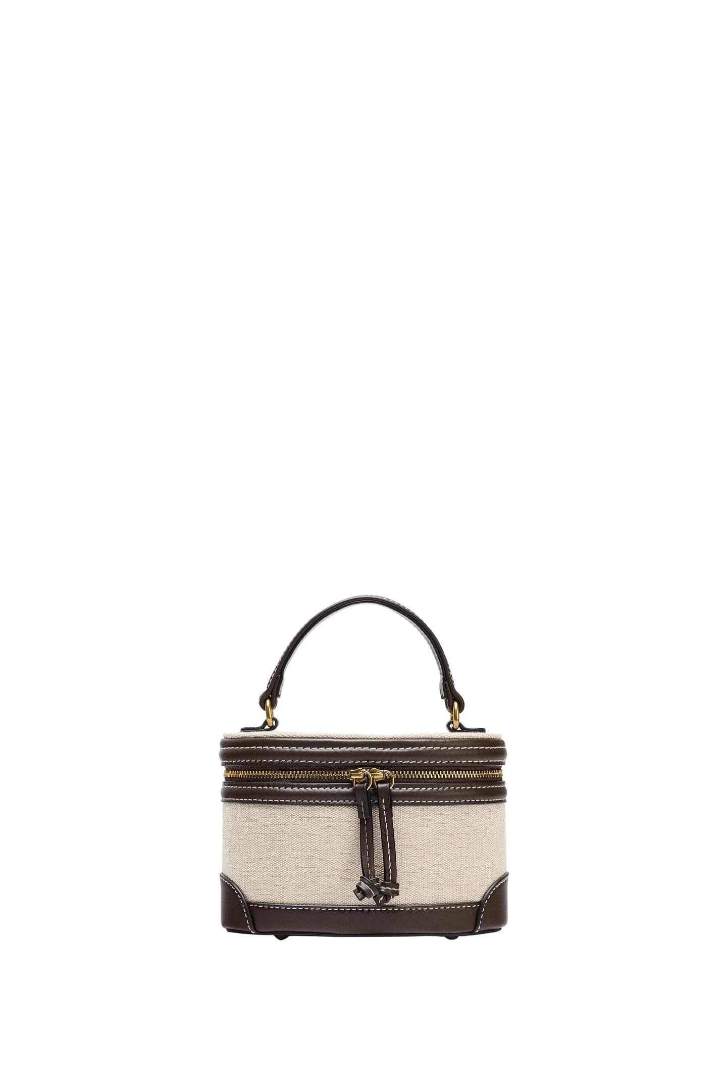 ЖЕСТКАЯ СУМКА ИЗ КОМБИНИРОВАННЫХ МАТЕРИАЛОВ - фото 5