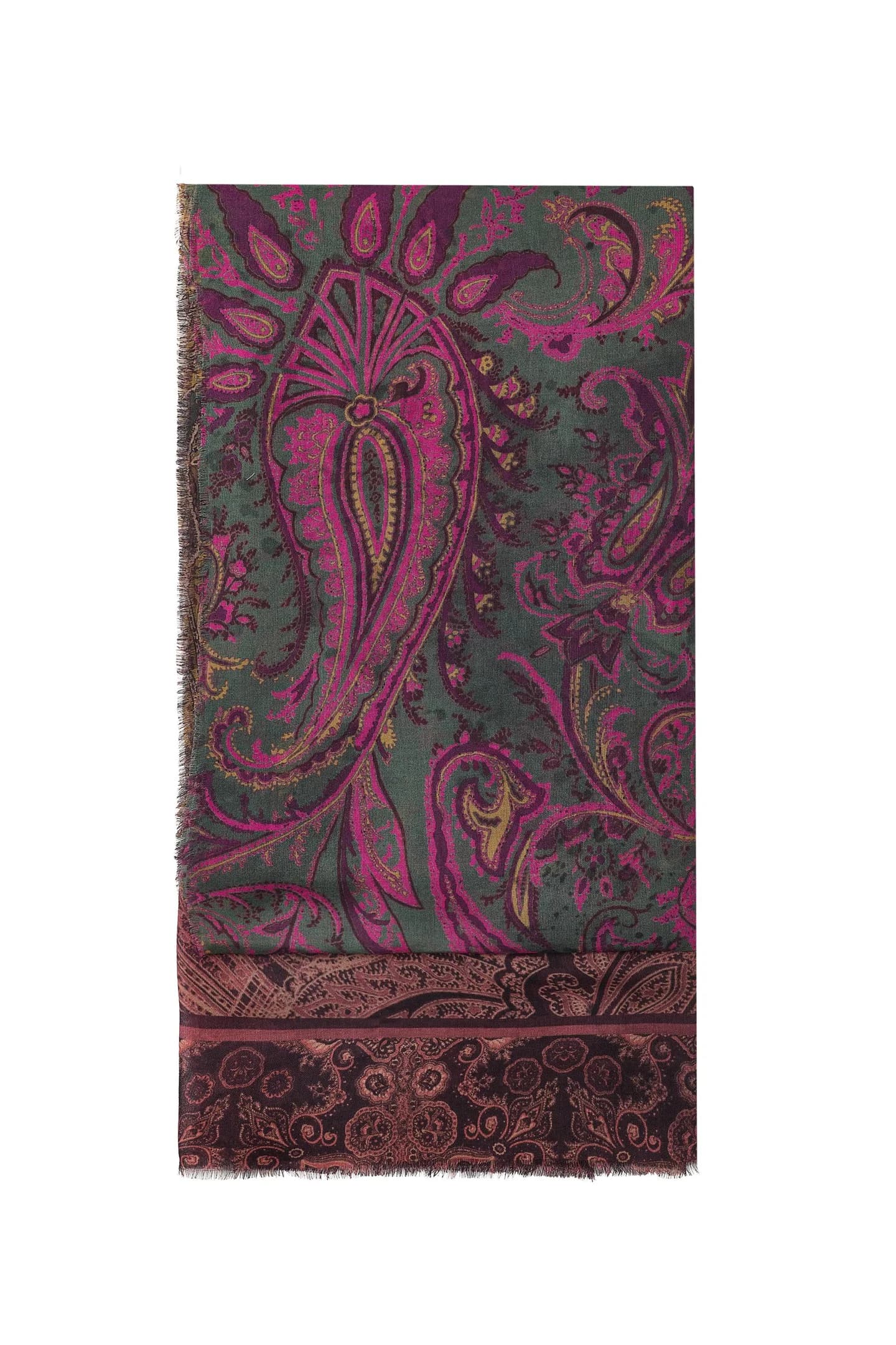 ШАРФ С ПРИНТОМ ИЗ МОДАЛЬНОЙ СМЕСИ - фото 5