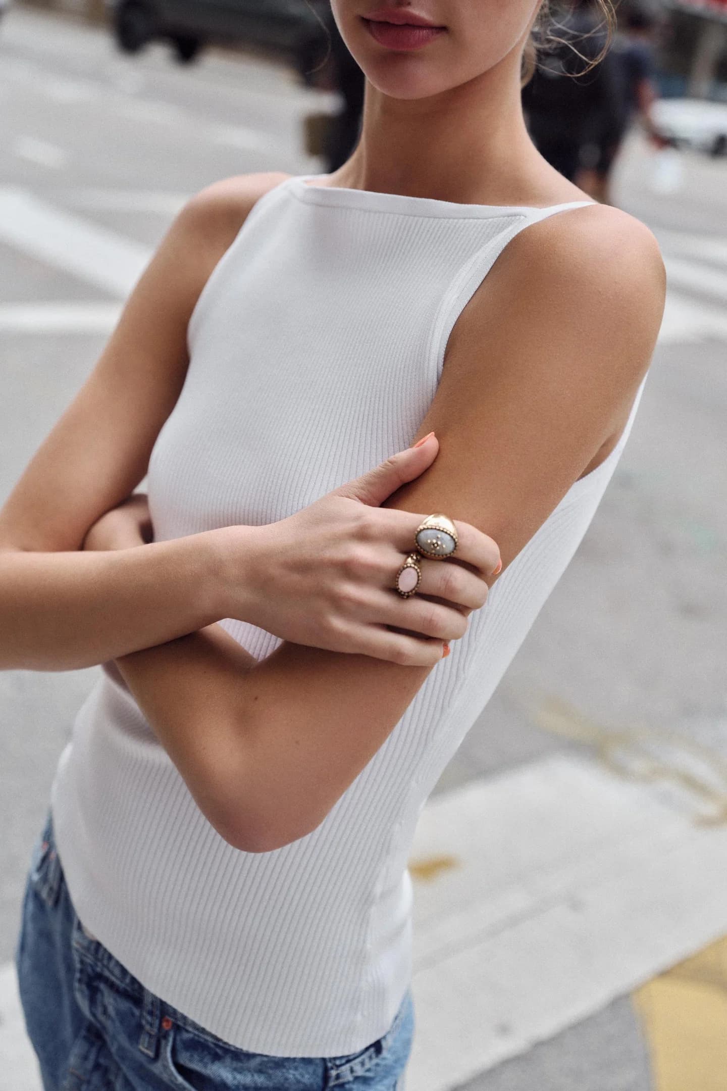 НАБОР ИЗ 3-Х КОЛЬЦ С КАМНЯМИ - фото 2