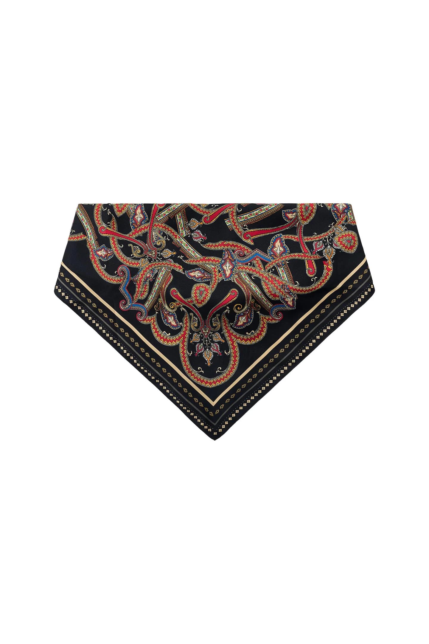 РЕМЕНЬ С ПРИНТОМ НА ШАРФЕ - фото 5