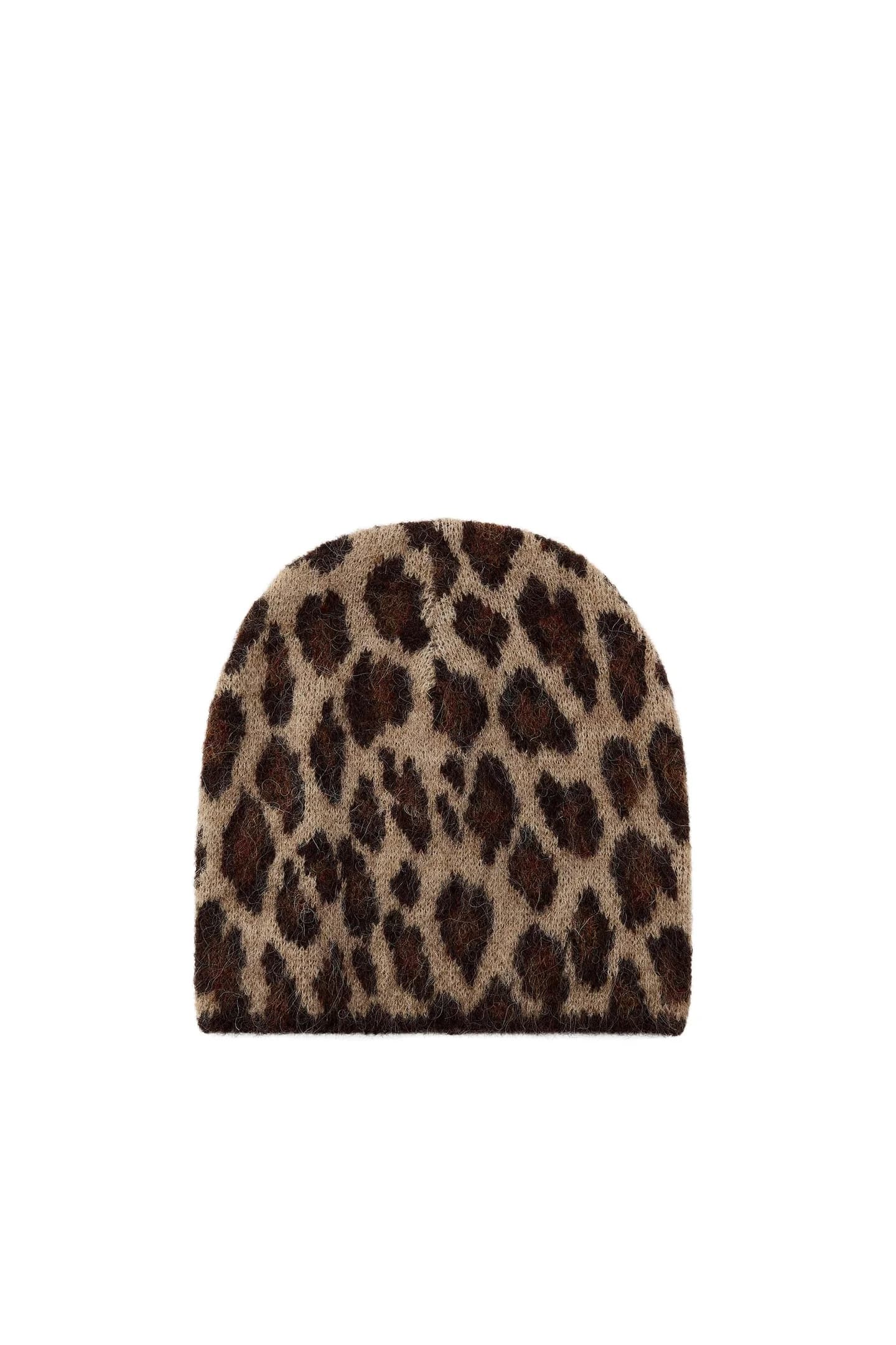 ТРИКОТАЖНАЯ ШАПКА С УЗОРОМ ЖИВОТНЫХ - фото 5