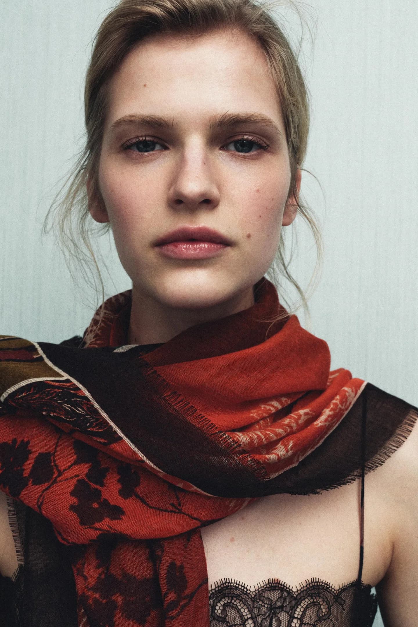 ШАРФ С ВОСТОЧНЫМ ПРИНТОМ - фото 3