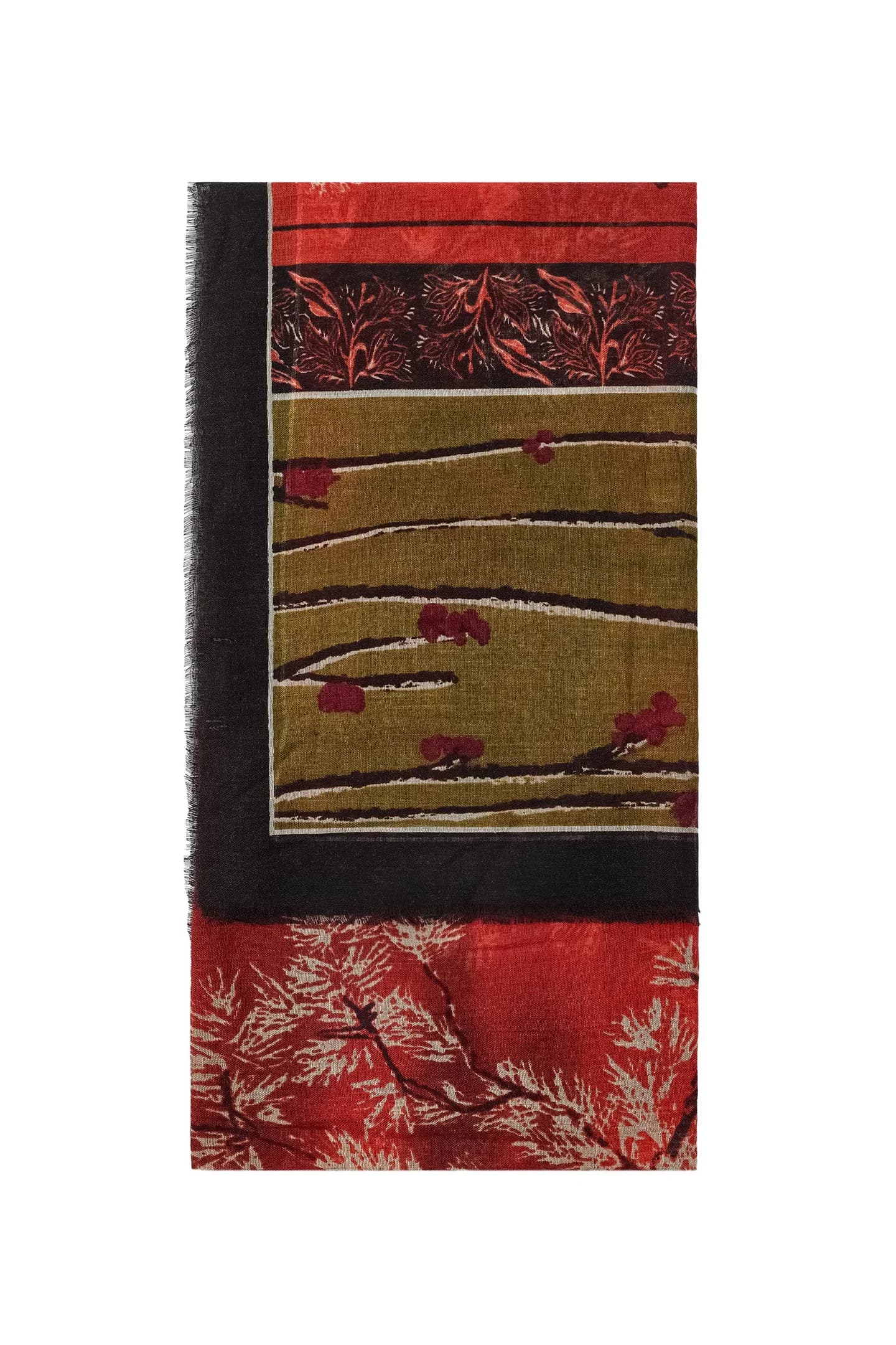 ШАРФ С ВОСТОЧНЫМ ПРИНТОМ - фото 5