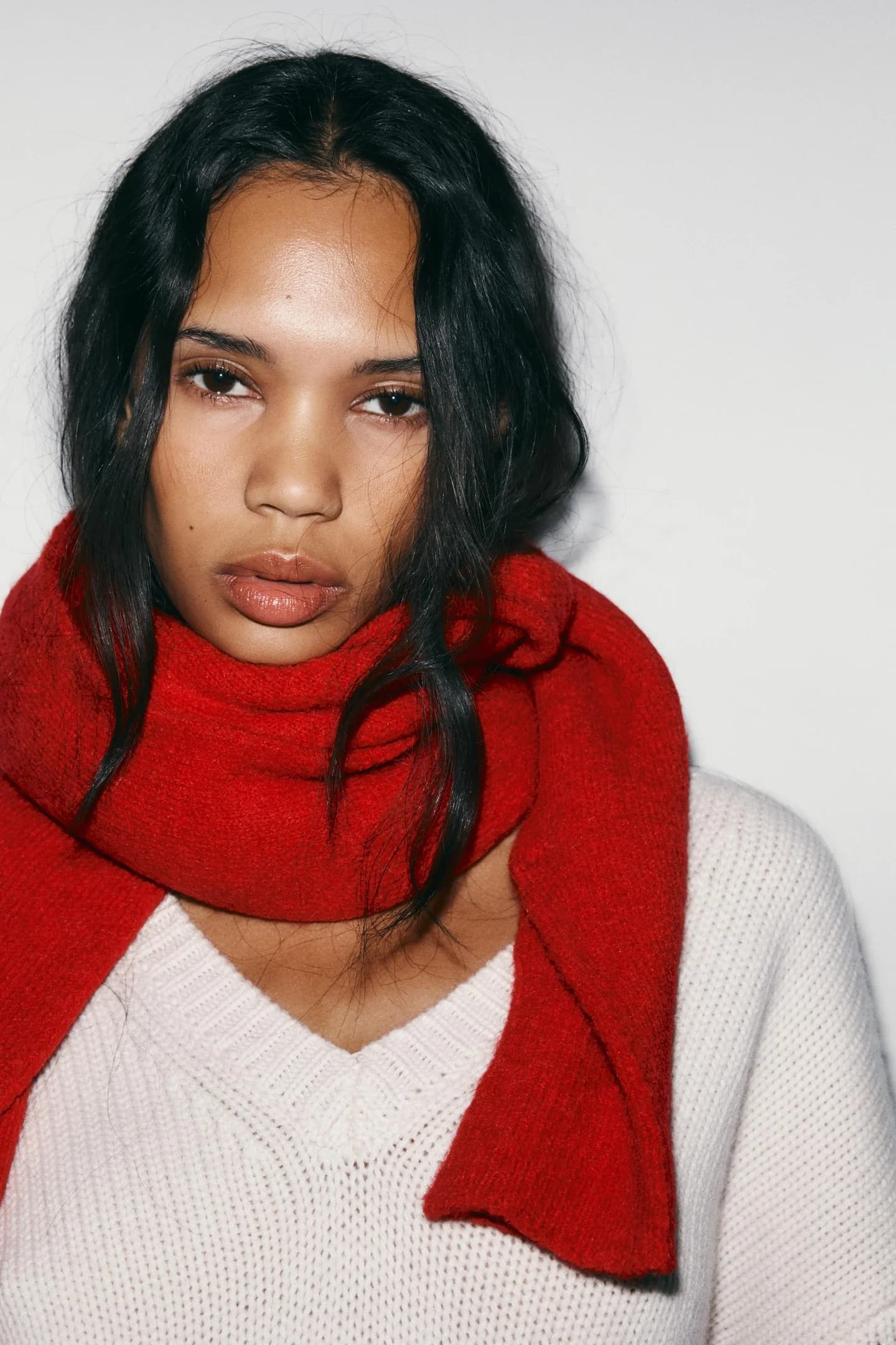 ГЛАДКИЙ ШАРФ С МАНКЕТАМИ - фото 3