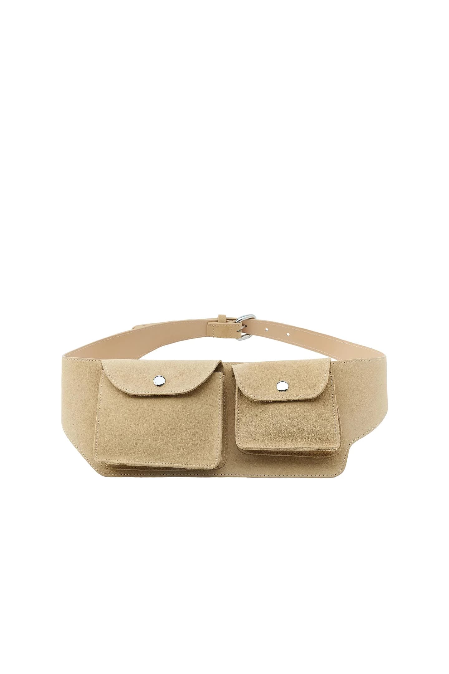 КОЖАНЫЙ РЕМЕНЬ С СУМКОЙ И КАРМАНАМИ - фото 5