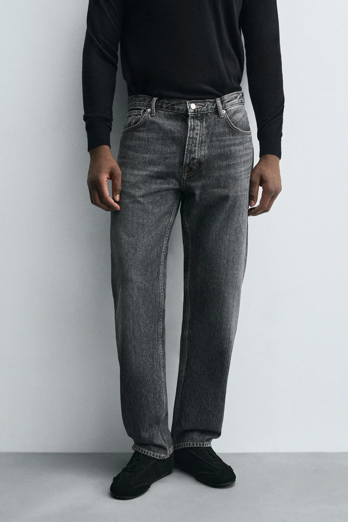 ПРЯМЫЕ ДЖИНСЫ - фото 2