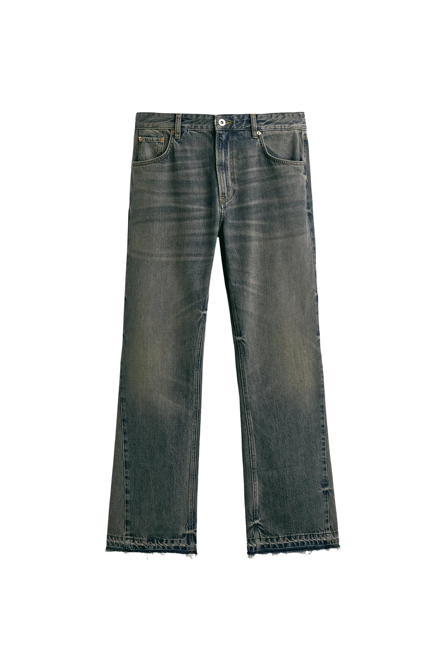 ДЖИНСЫ РАСКЛЕШЕННОГО КРОЯ - фото 3