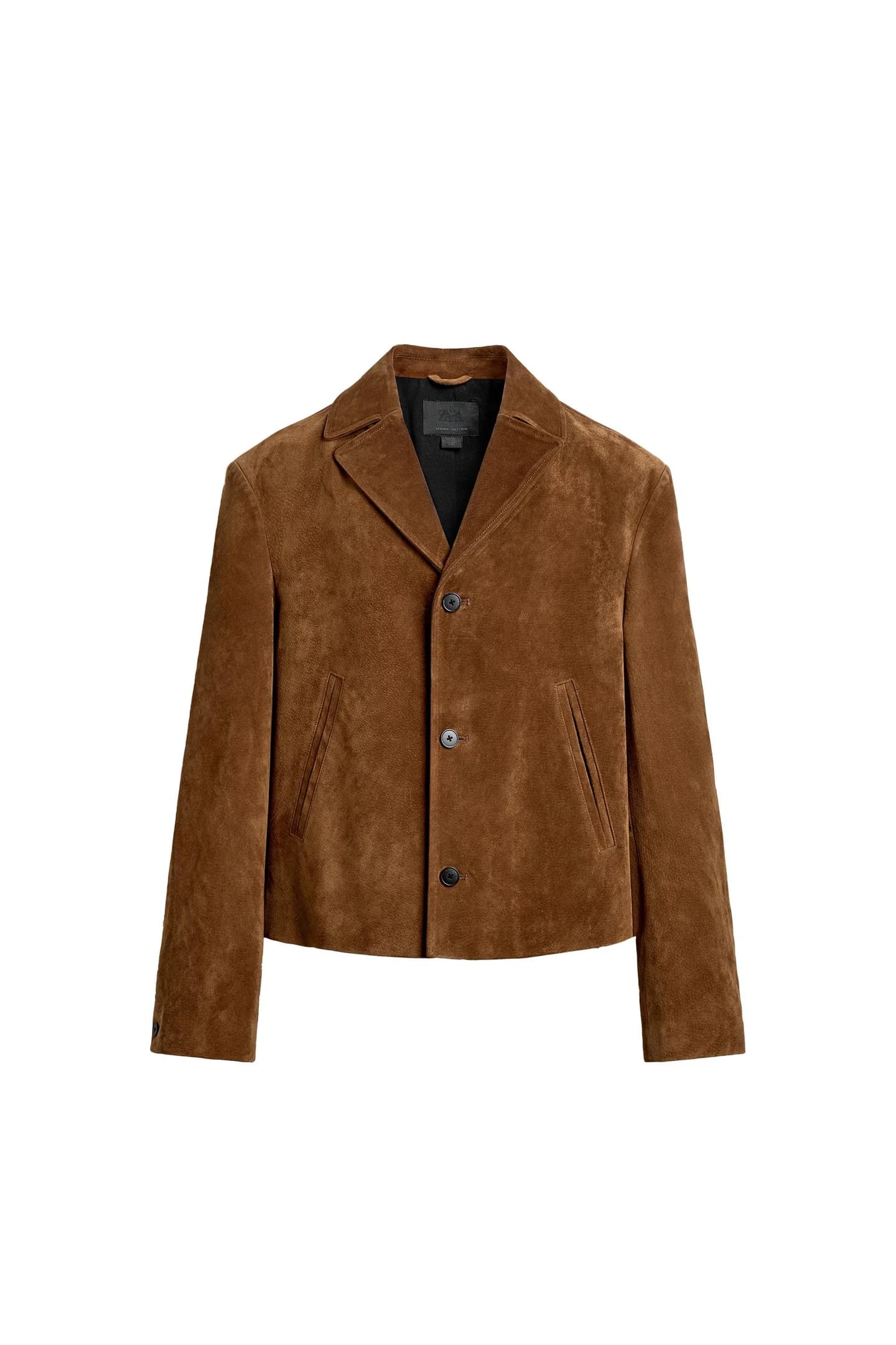 КУРТКА ИЗ ЗАМШЕВОЙ КОЖИ - фото 3