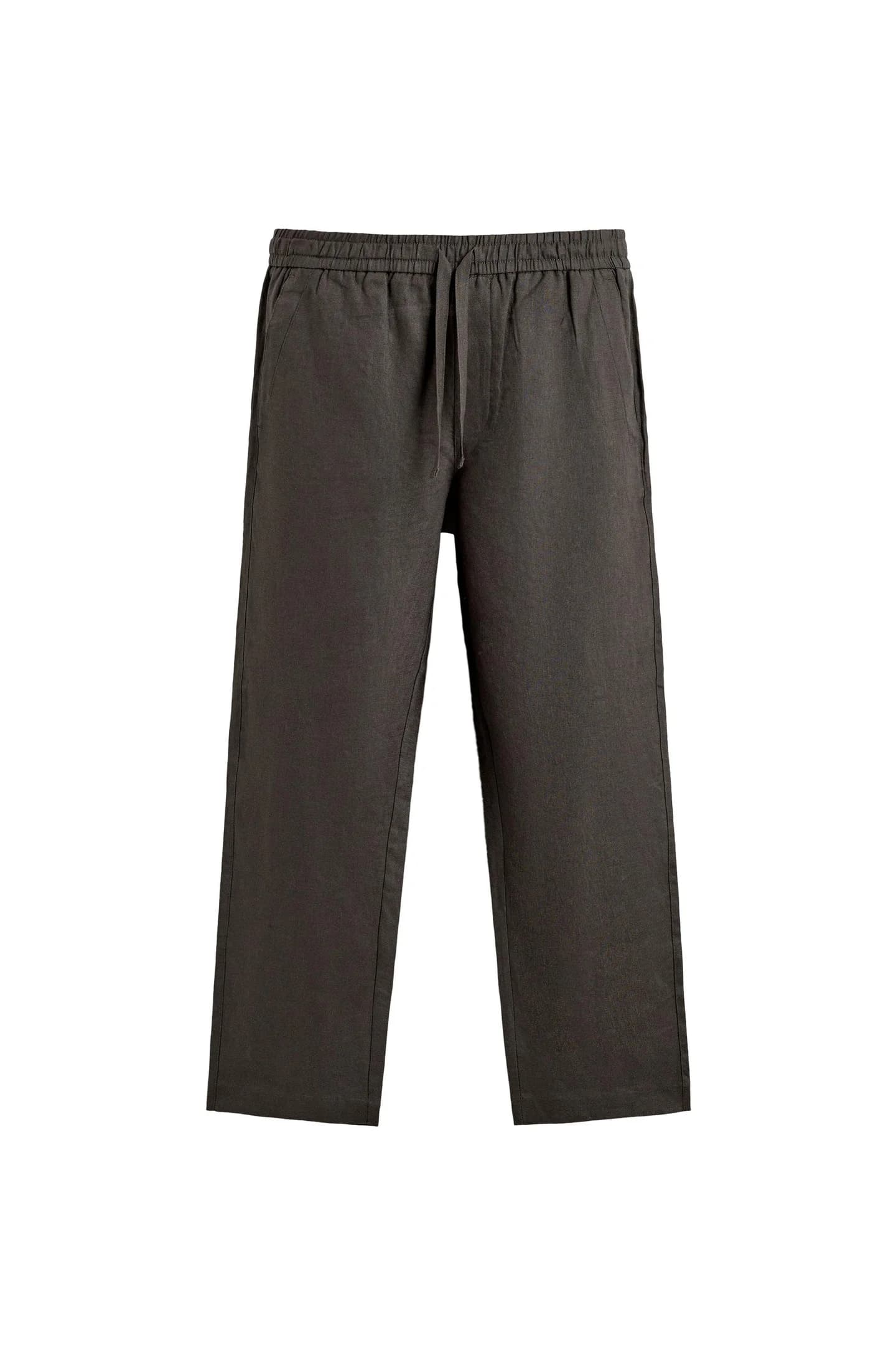 БРЮКИ СВОБОДНОГО КРОЯ ИЗ 100% ЛЕН - фото 7