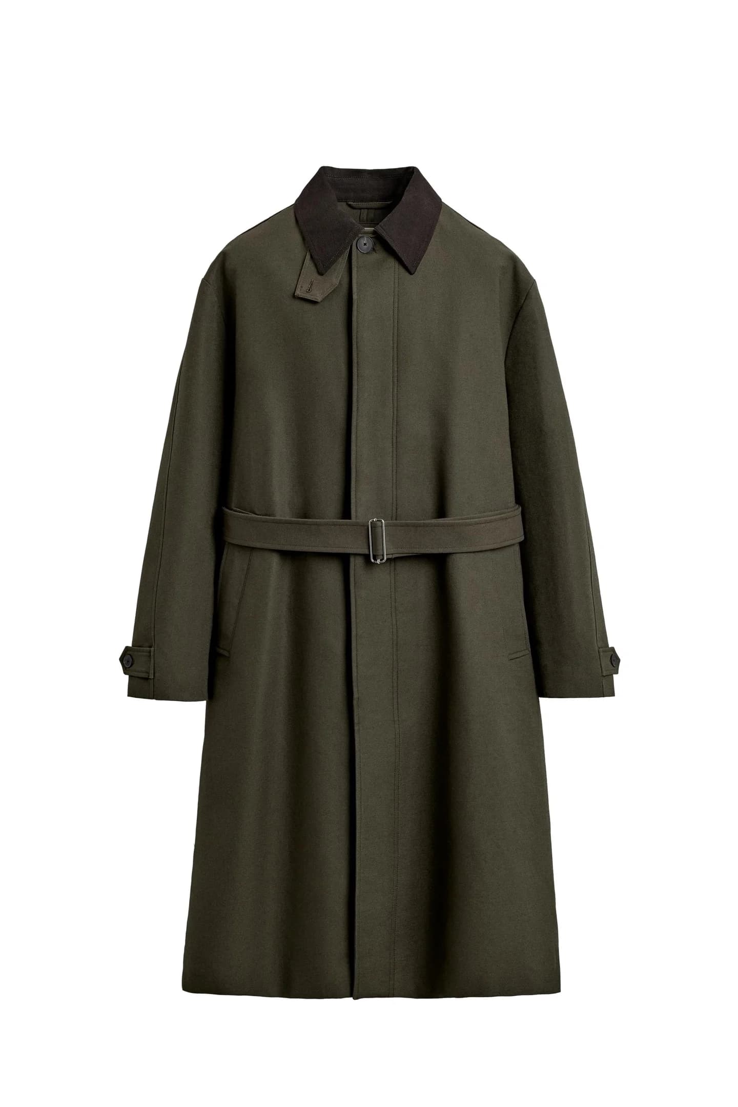 ПАЛЬТО С КОНТРАСТНЫМ ВОРОТНИКОМ, ОГРАНИЧЕННАЯ ВЫПУСКА - фото 3