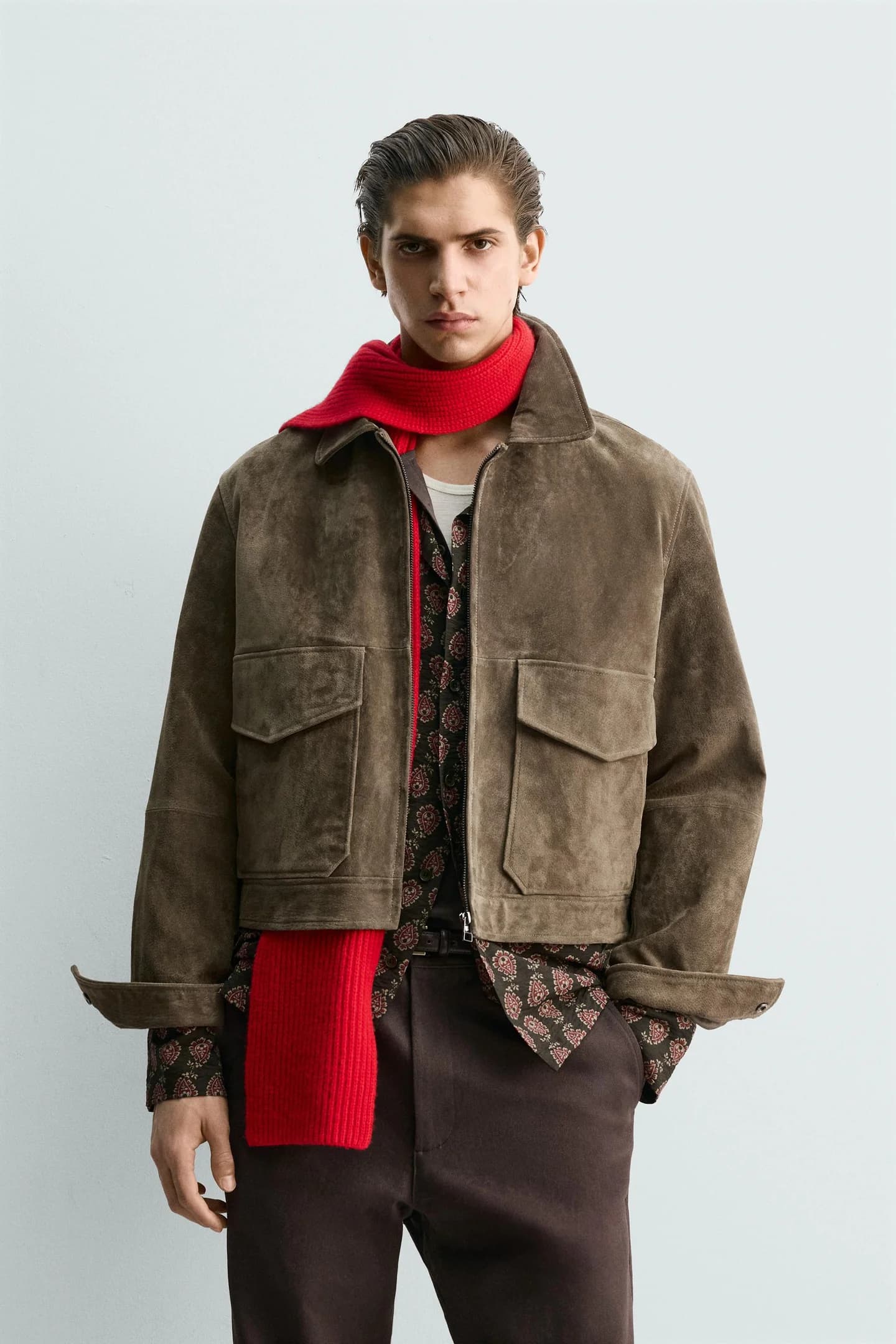 КУРТКА ИЗ ЗАМШИ - фото 2