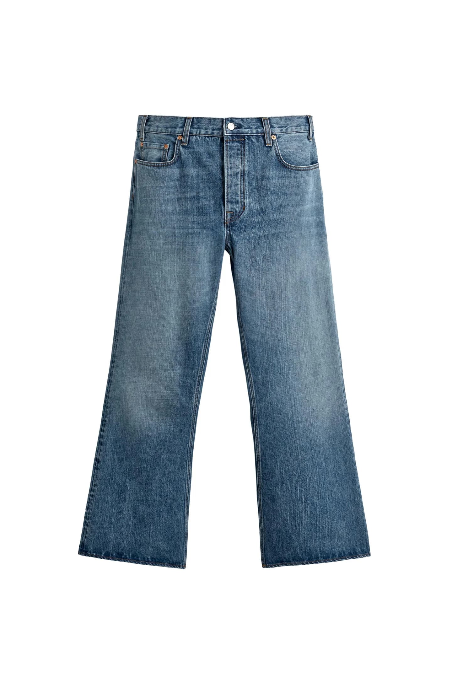 ДЖИНСЫ В РЕБРИКУ, ОГРАНИЧЕННАЯ ВЫПУСК - фото 4