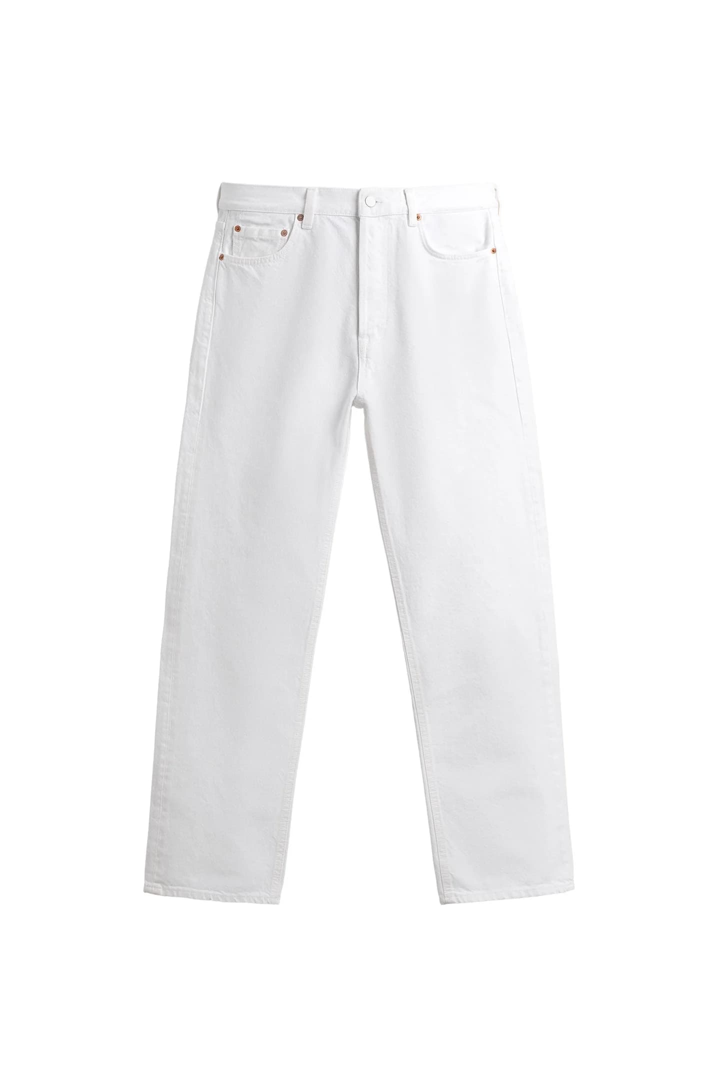 ДЖИНСЫ ПРЯМОГО КРОЯ ПО ЩИТКЕ, ОГРАНИЧЕННАЯ ВЫПУСКА - фото 5