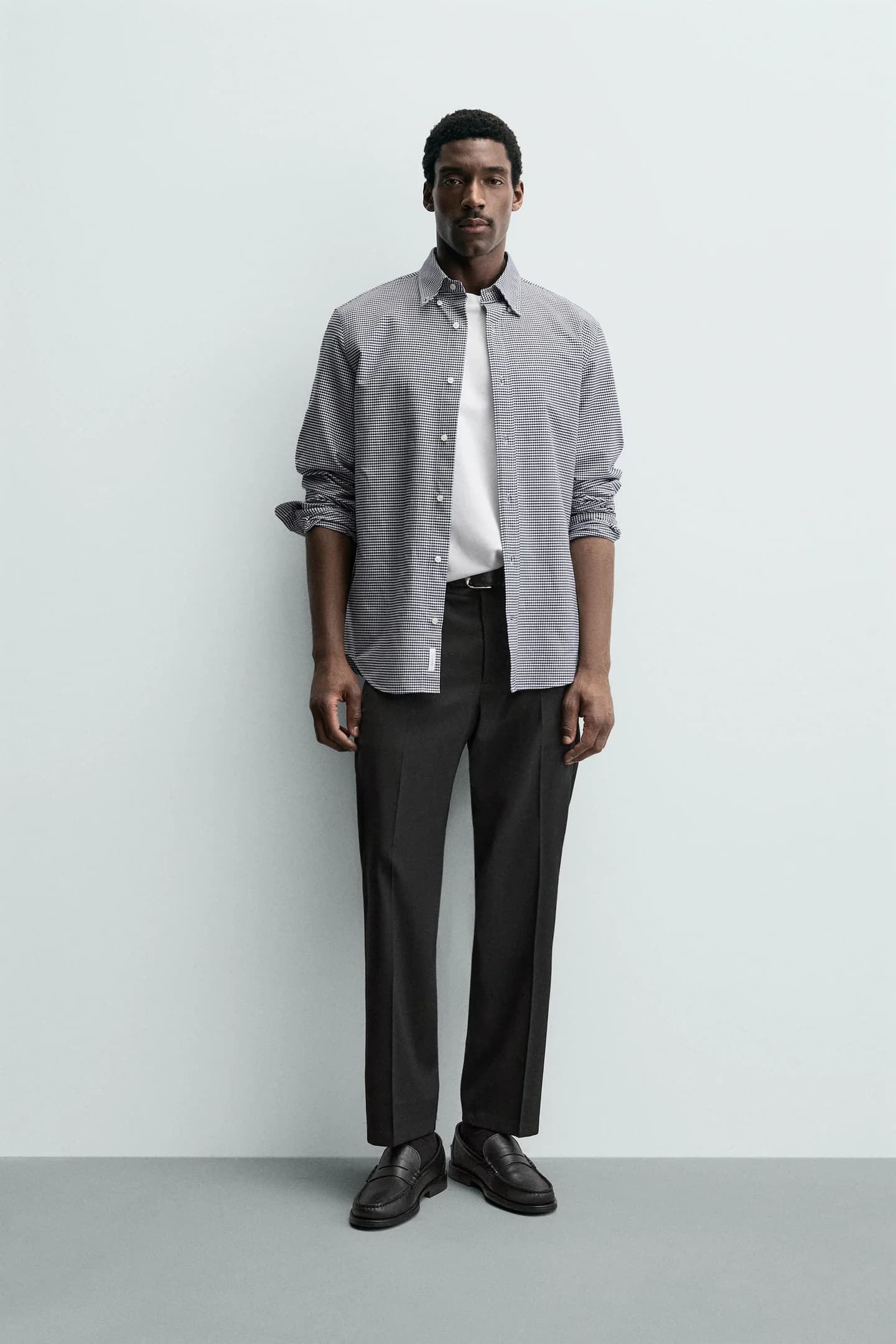 БРЮКИ ИЗ ШЕРСТИ СТАНДАРТНОГО КРАЯ, НЕЖЕЛЕЗНЫЕ